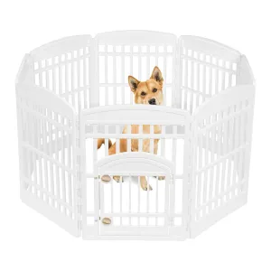 34" Exercise 8-Panel Pet Playpen with Door