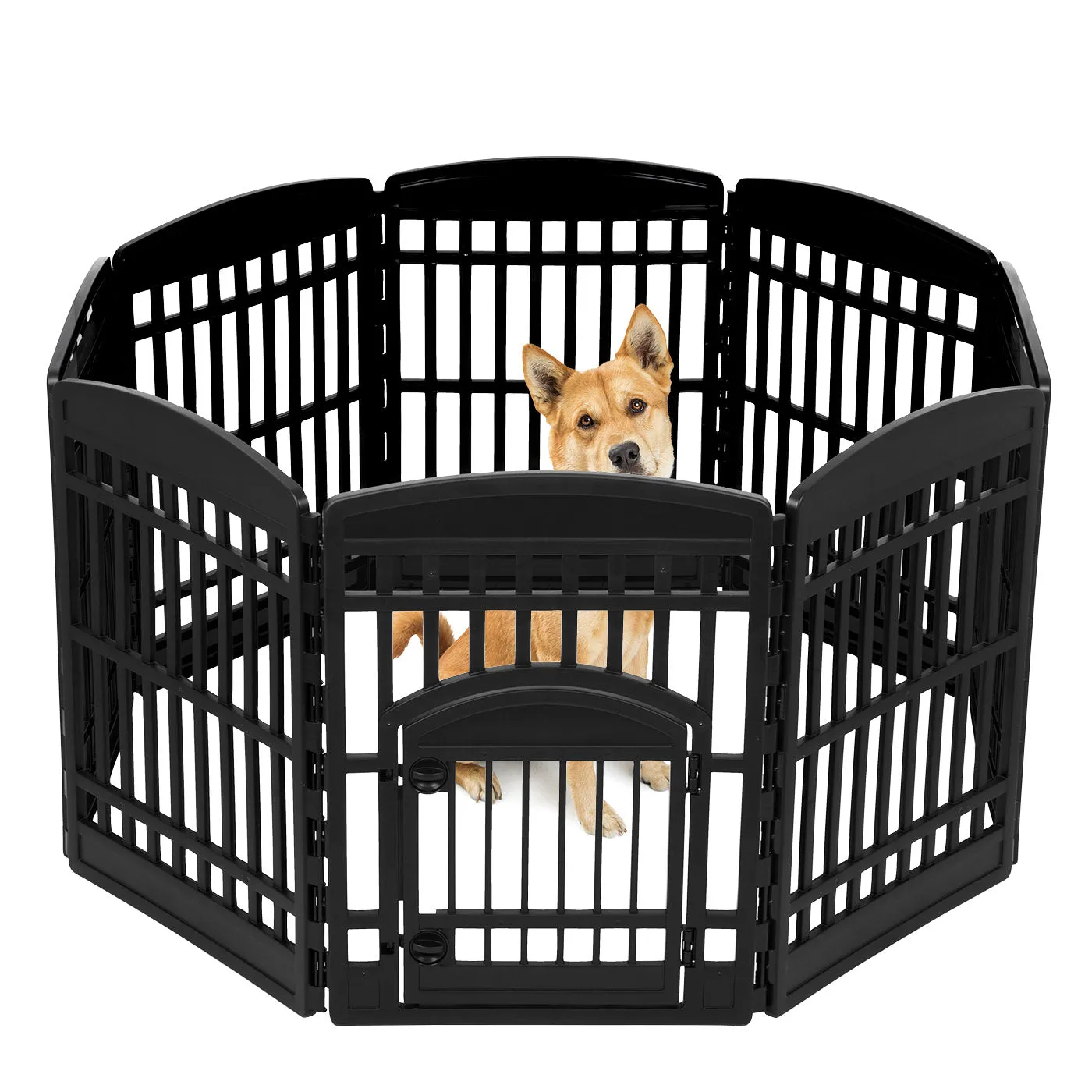 34" Exercise 8-Panel Pet Playpen with Door