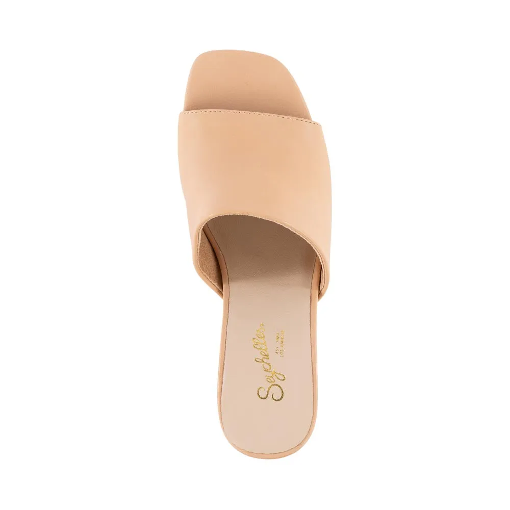 Adapt Leather Slip On Heel