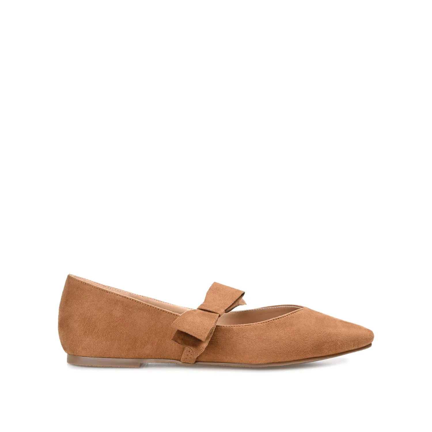 AIZLYNN MARY JANE FLATS IN FAUX SUEDE