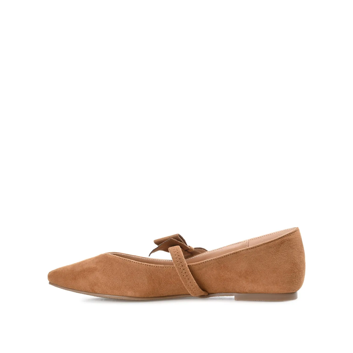 AIZLYNN MARY JANE FLATS IN FAUX SUEDE