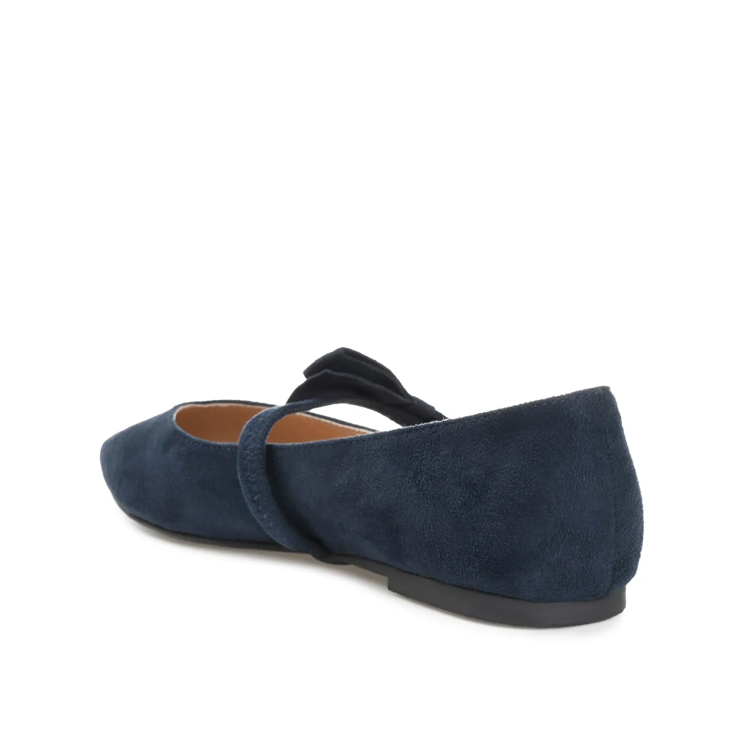 AIZLYNN MARY JANE FLATS IN FAUX SUEDE