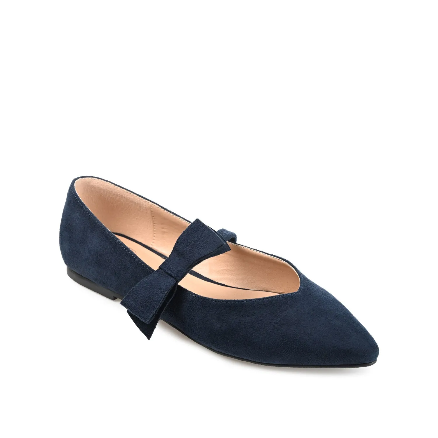 AIZLYNN MARY JANE FLATS IN FAUX SUEDE