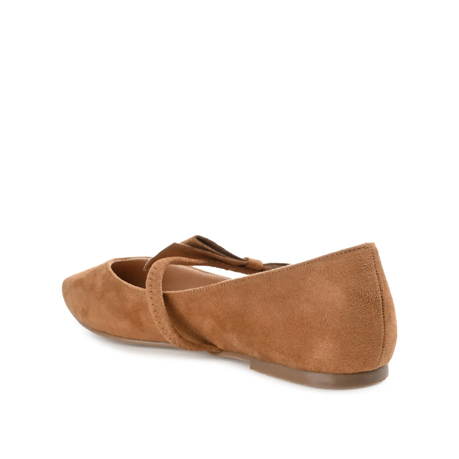 AIZLYNN MARY JANE FLATS IN FAUX SUEDE