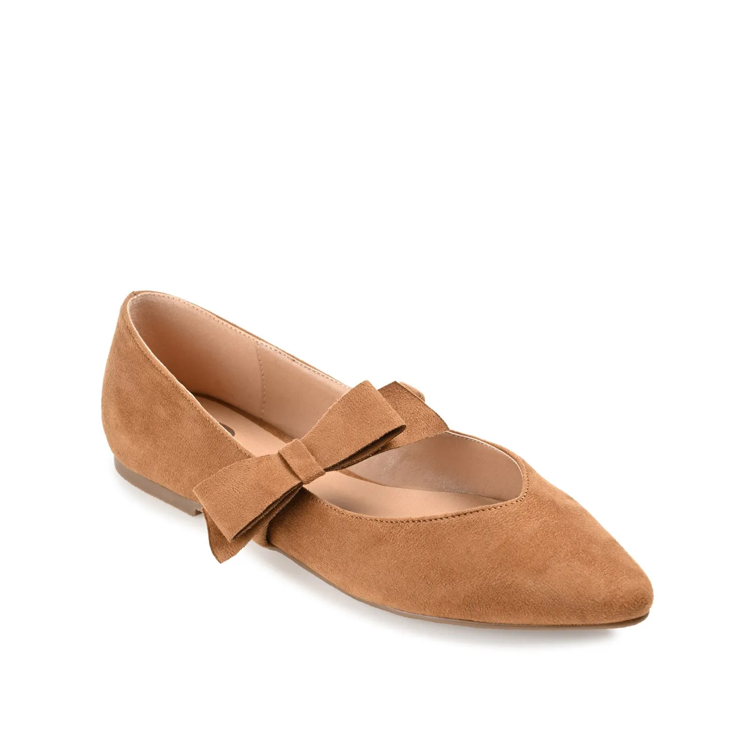 AIZLYNN MARY JANE FLATS IN FAUX SUEDE