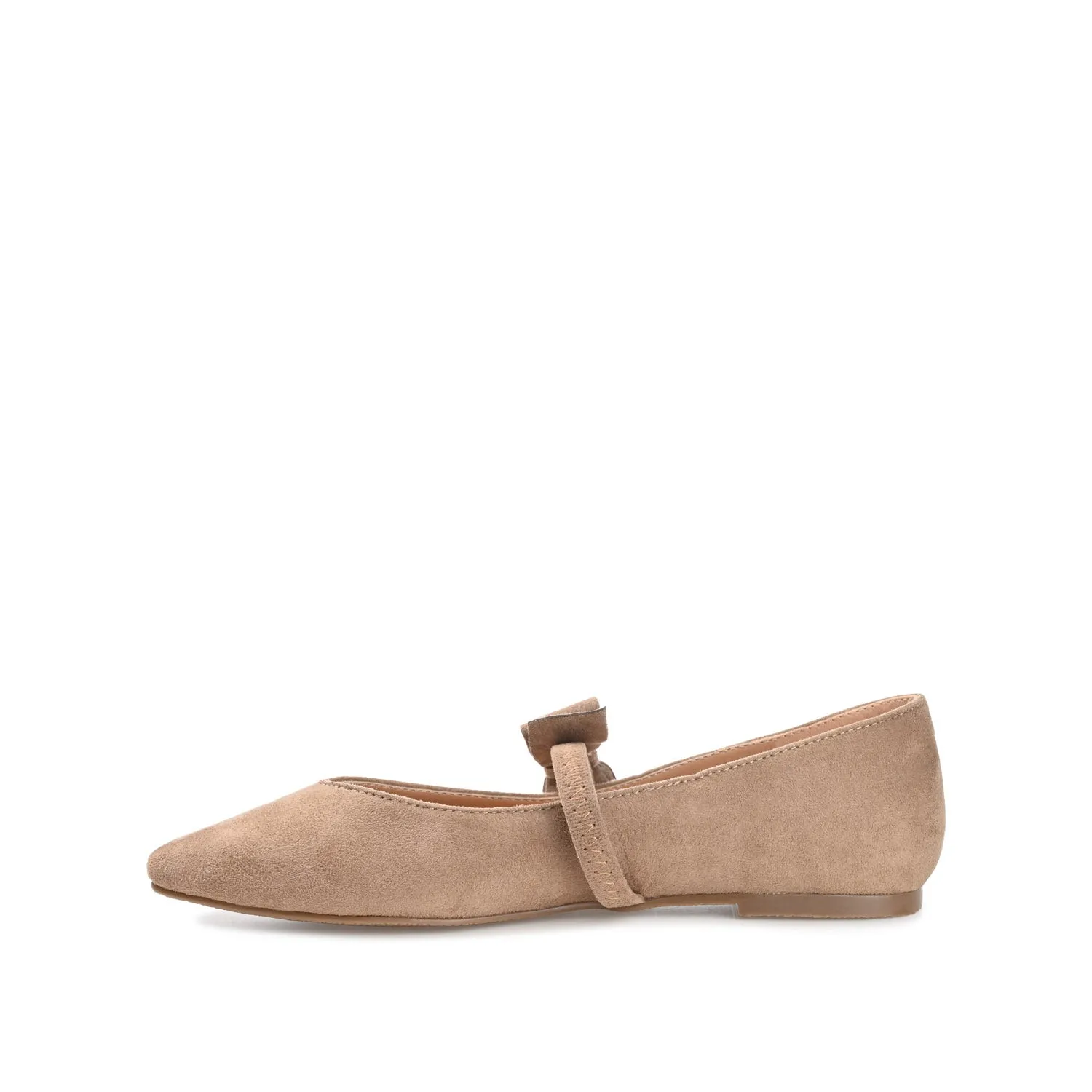 AIZLYNN MARY JANE FLATS IN FAUX SUEDE