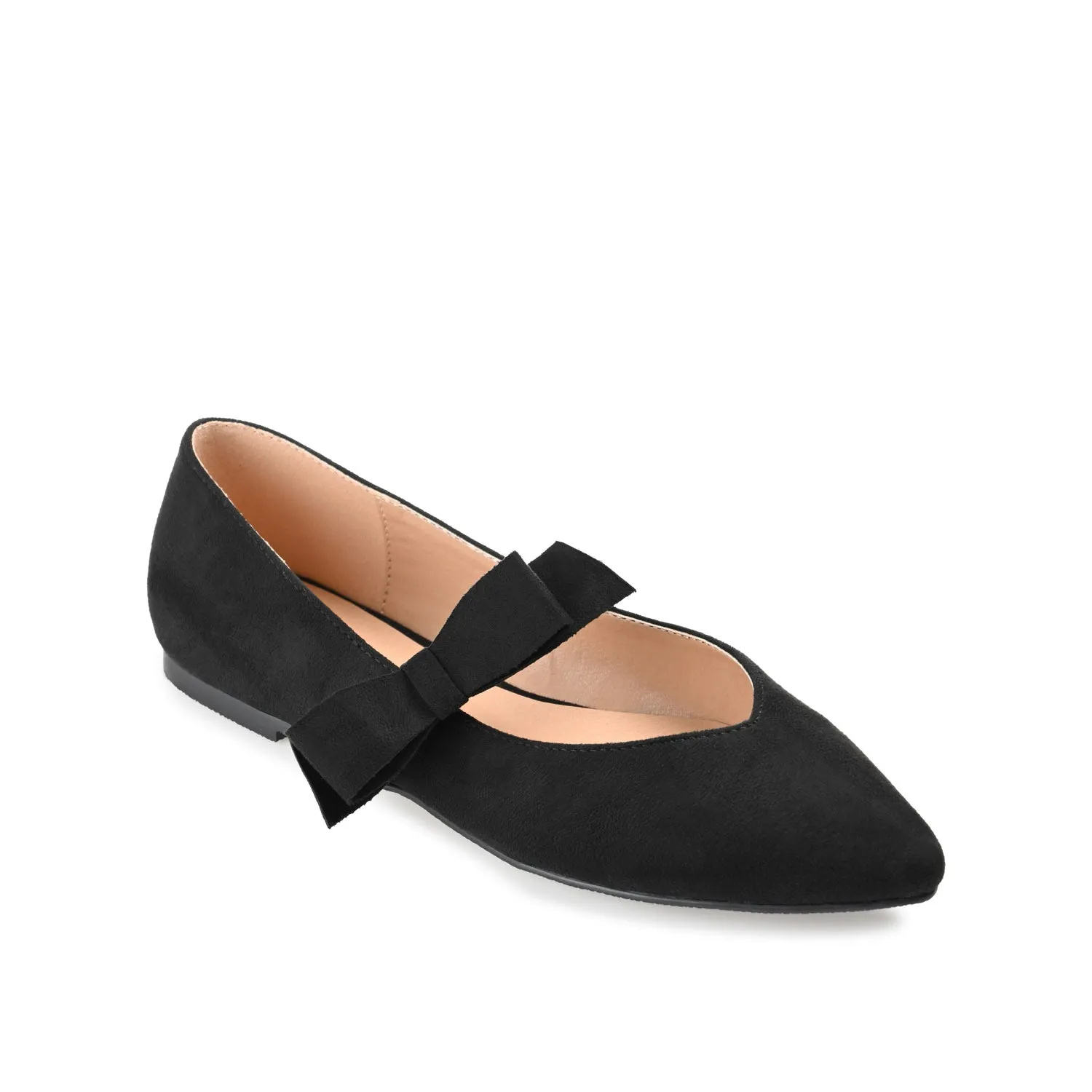 AIZLYNN MARY JANE FLATS IN FAUX SUEDE