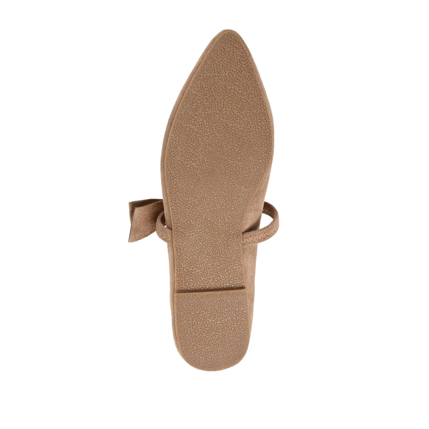 AIZLYNN MARY JANE FLATS IN FAUX SUEDE