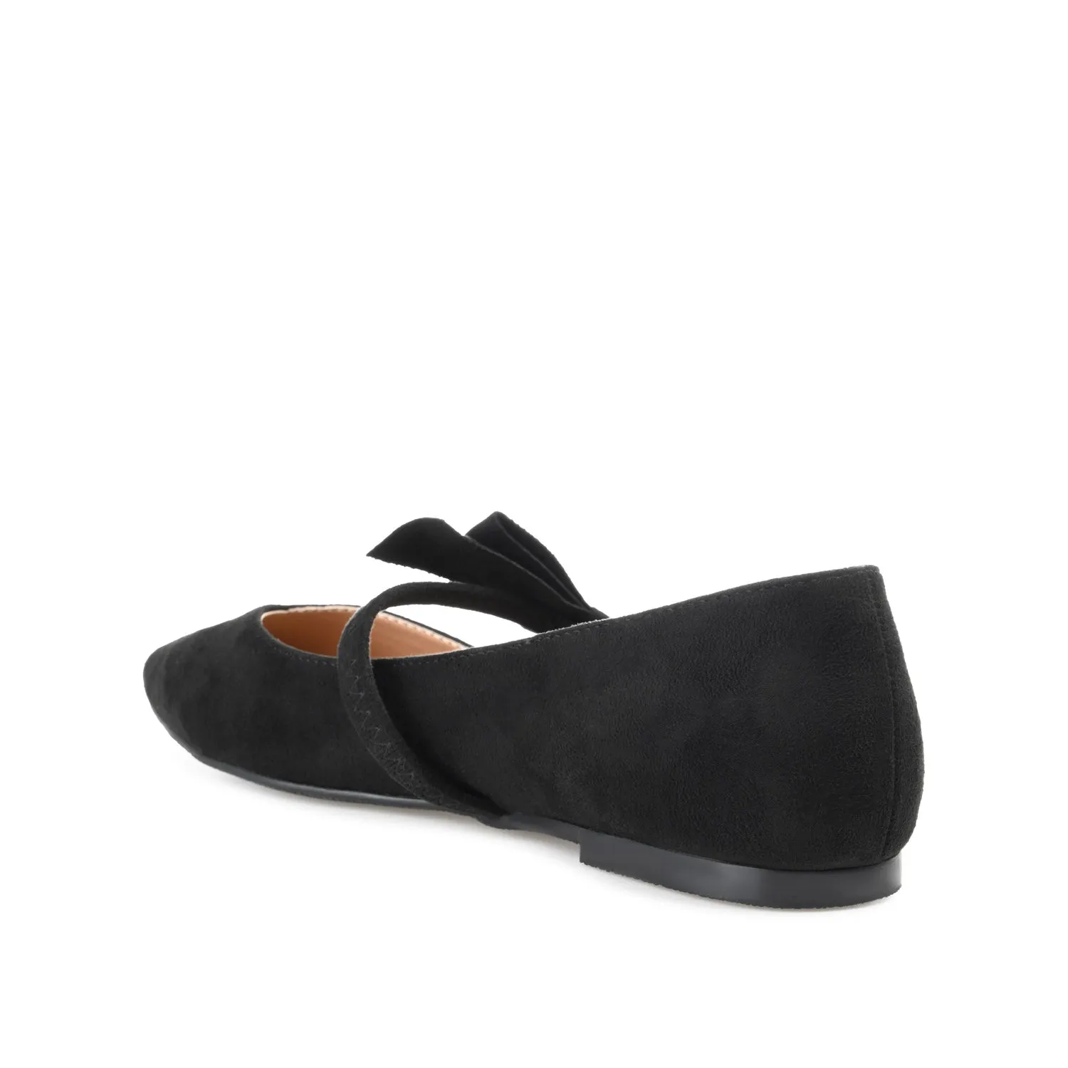 AIZLYNN MARY JANE FLATS IN FAUX SUEDE