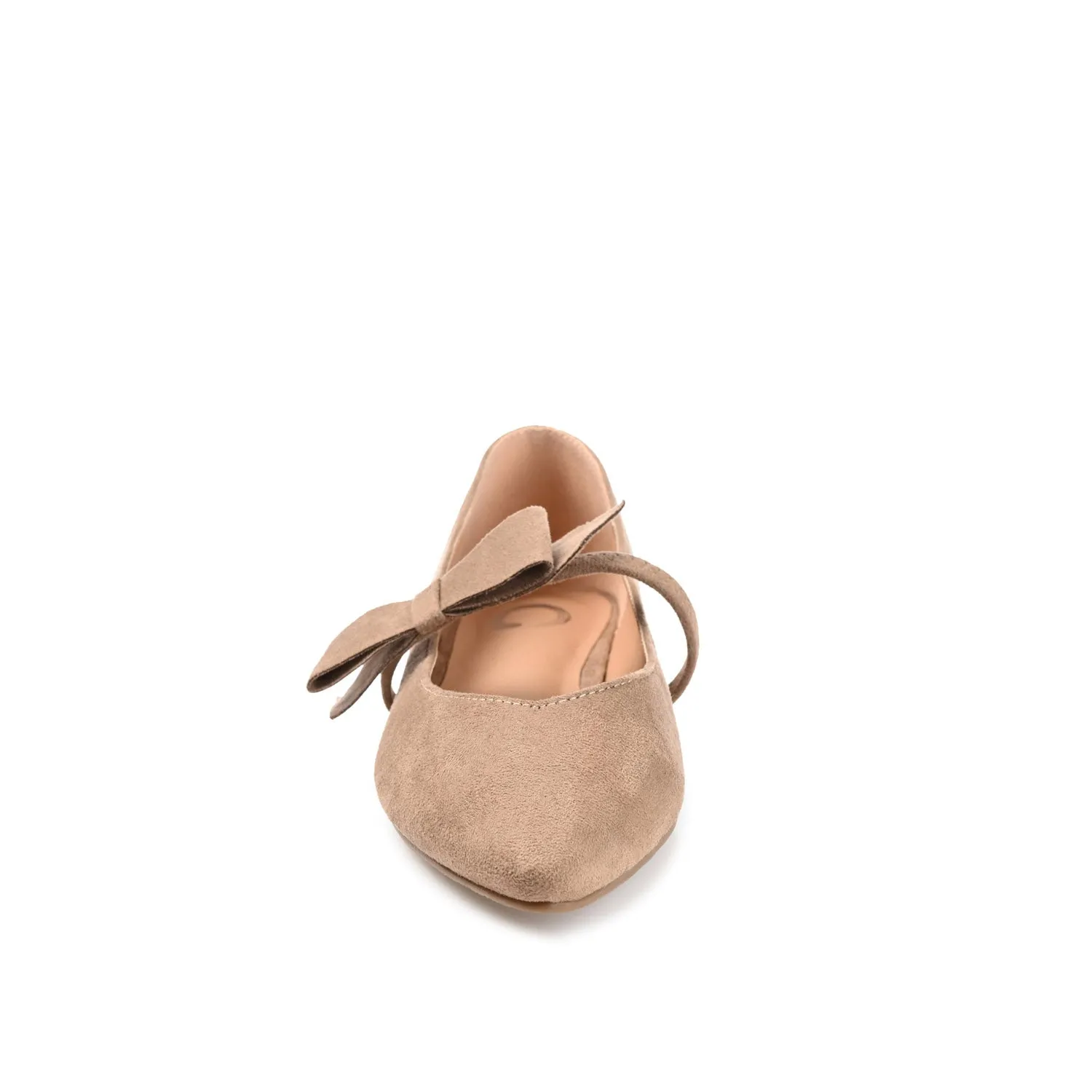 AIZLYNN MARY JANE FLATS IN FAUX SUEDE