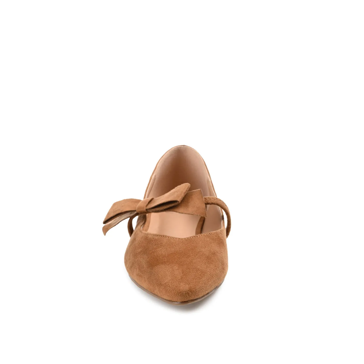 AIZLYNN MARY JANE FLATS IN FAUX SUEDE