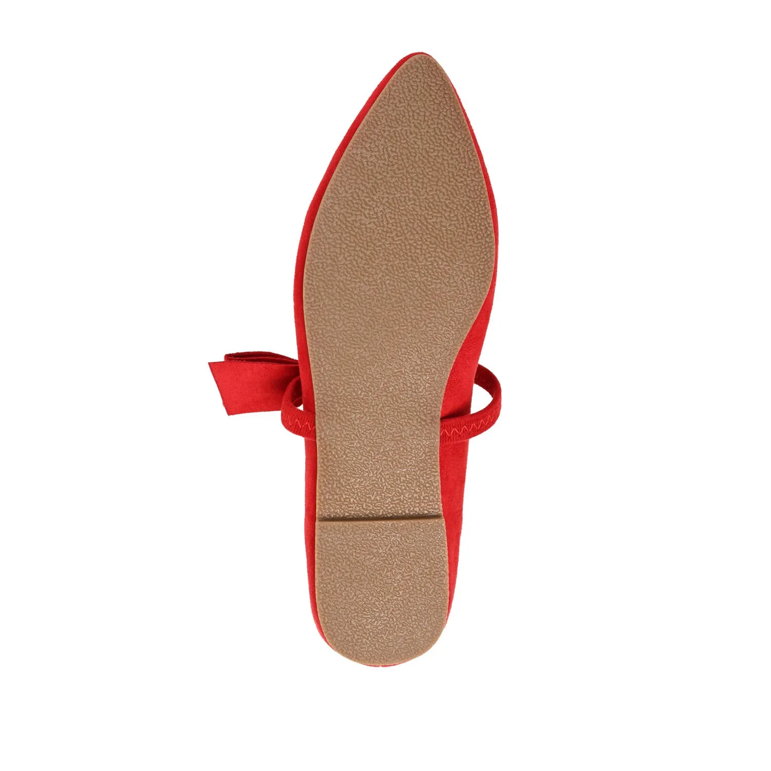 AIZLYNN MARY JANE FLATS IN FAUX SUEDE