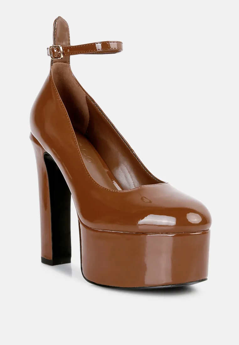 Babe Heaven Patent Pu Sandals