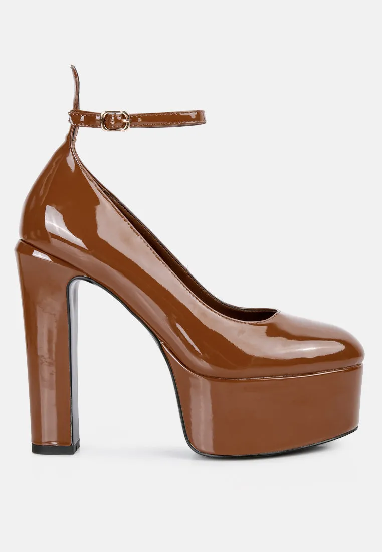 Babe Heaven Patent Pu Sandals