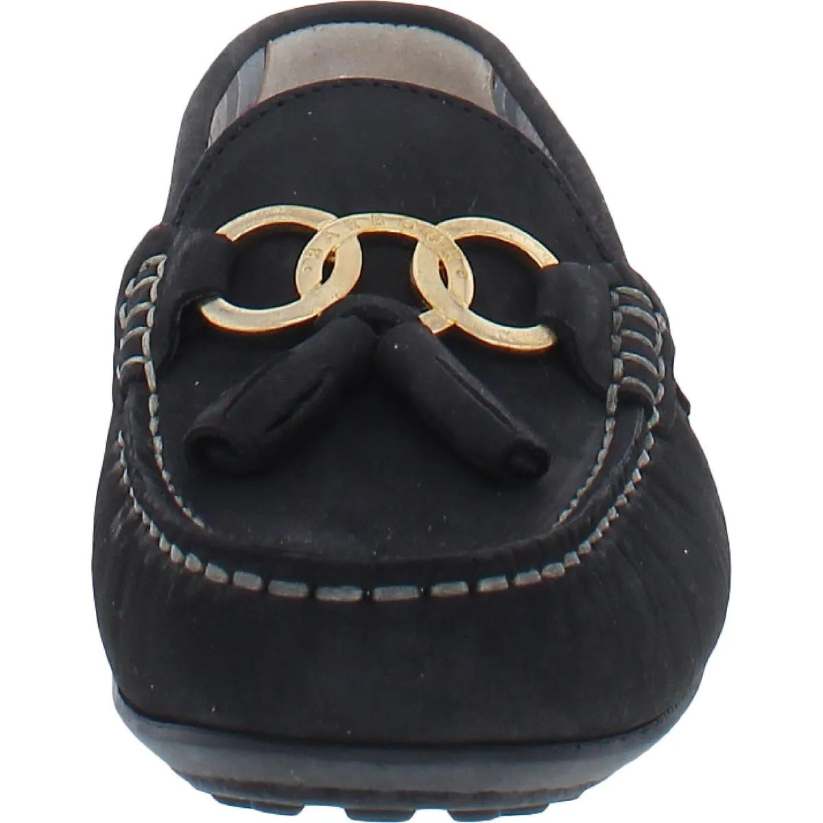 Barbour Womens Nadia Leather Slip-on Moccasins