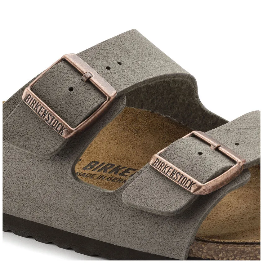 'Birkenstock' Women's Arizona Birkibuc® Sandal - Stone
