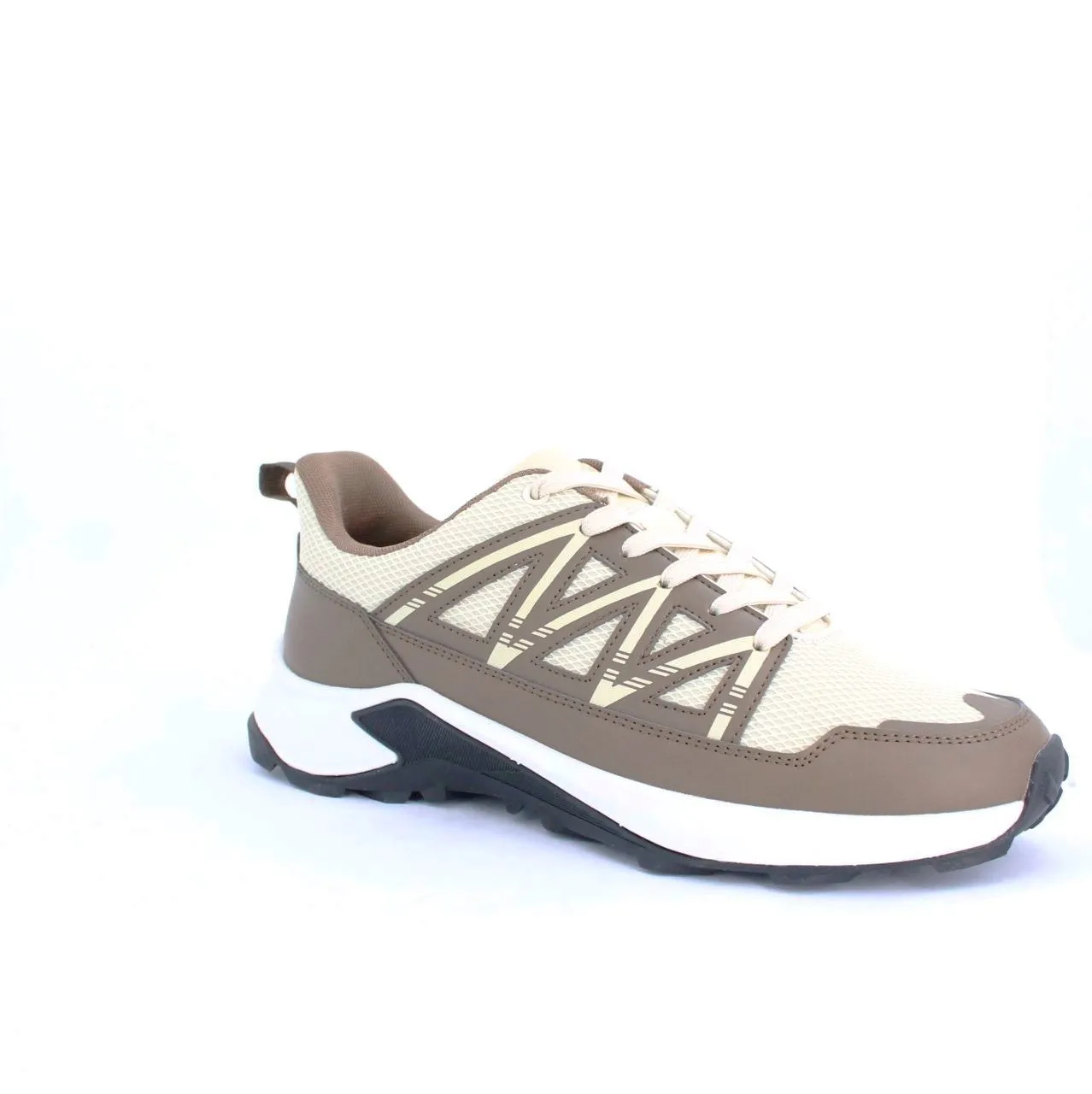 BRETT MENS LACEUP SNEAKERS-BROWN
