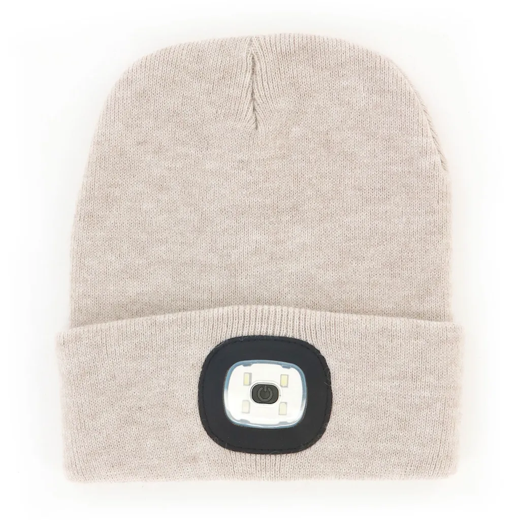 Brightside Collection Rechargeable LED Beanie Hat - Womens