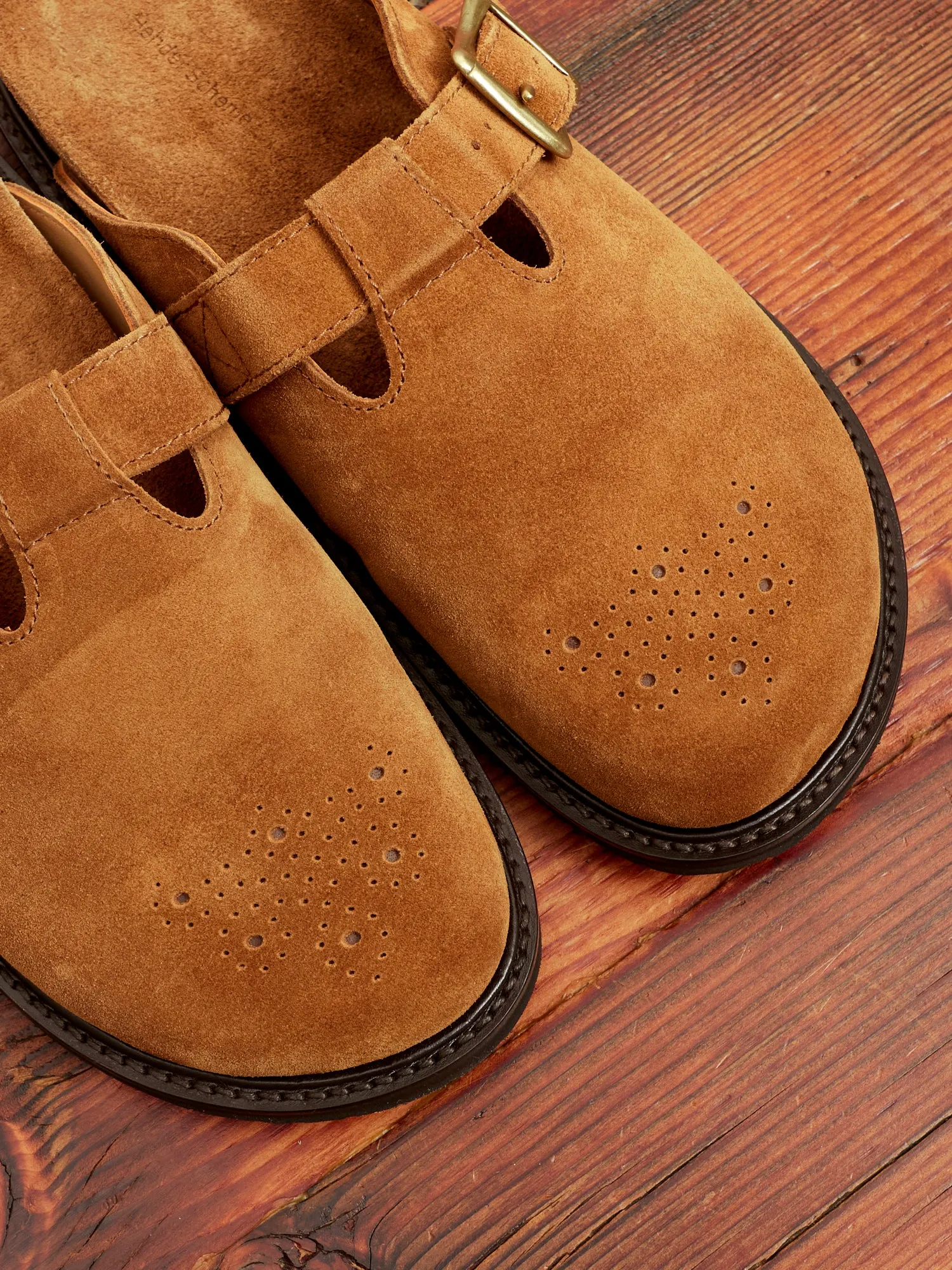 Buggs Suede Mule in Camel