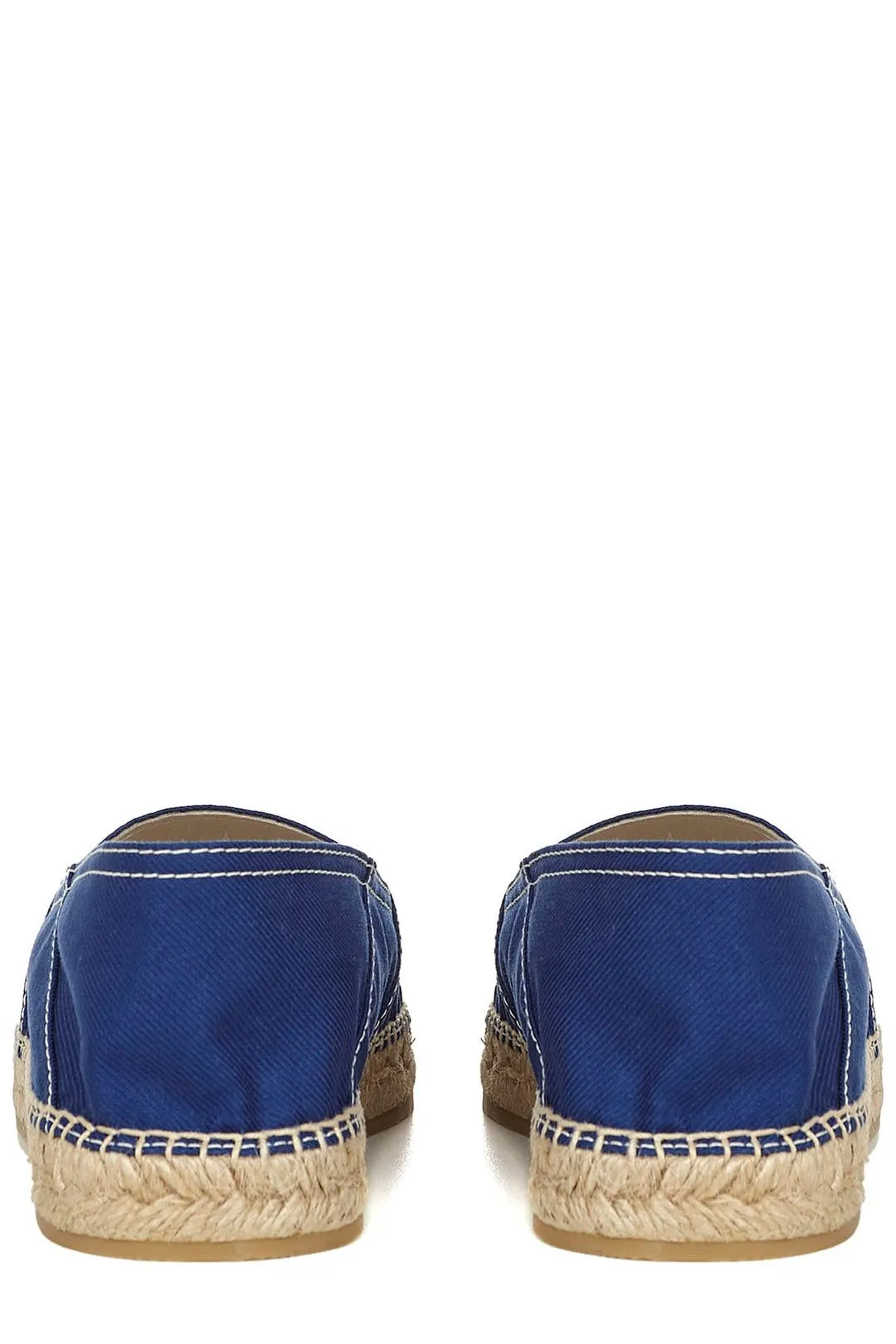 Burberry Logo Embroidered Espadrilles