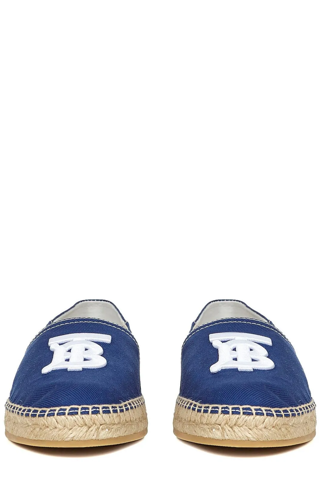Burberry Logo Embroidered Espadrilles