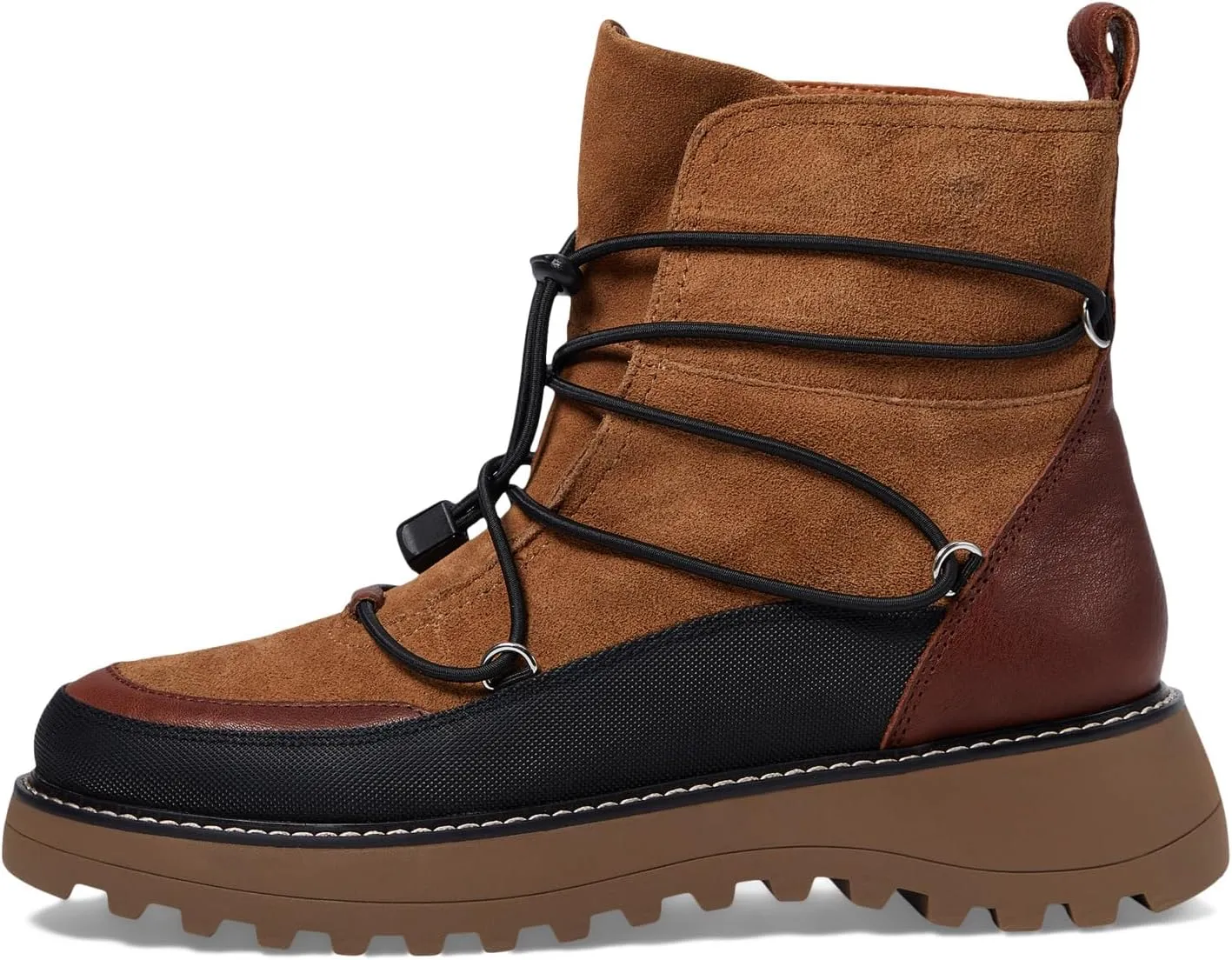 Caelia Lucky Brand Ankle Boots, Dark Natural