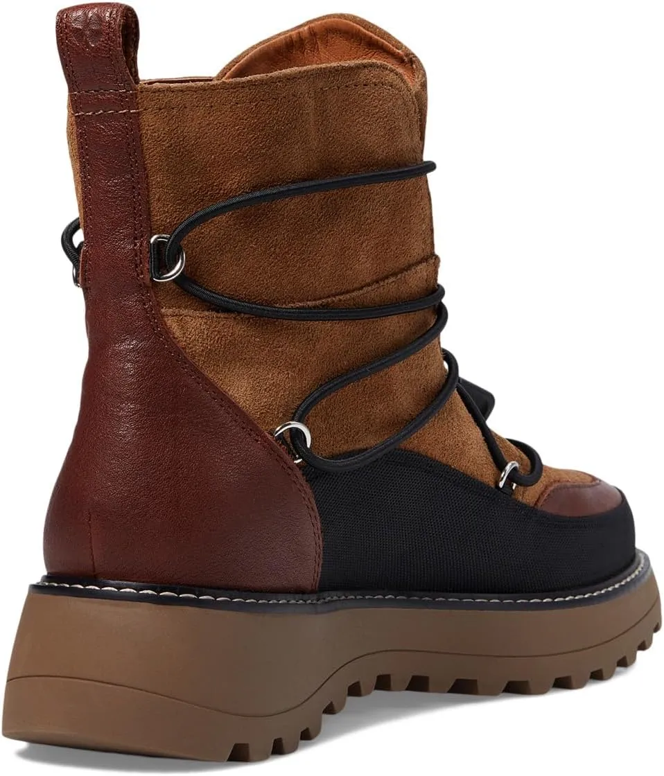 Caelia Lucky Brand Ankle Boots, Dark Natural