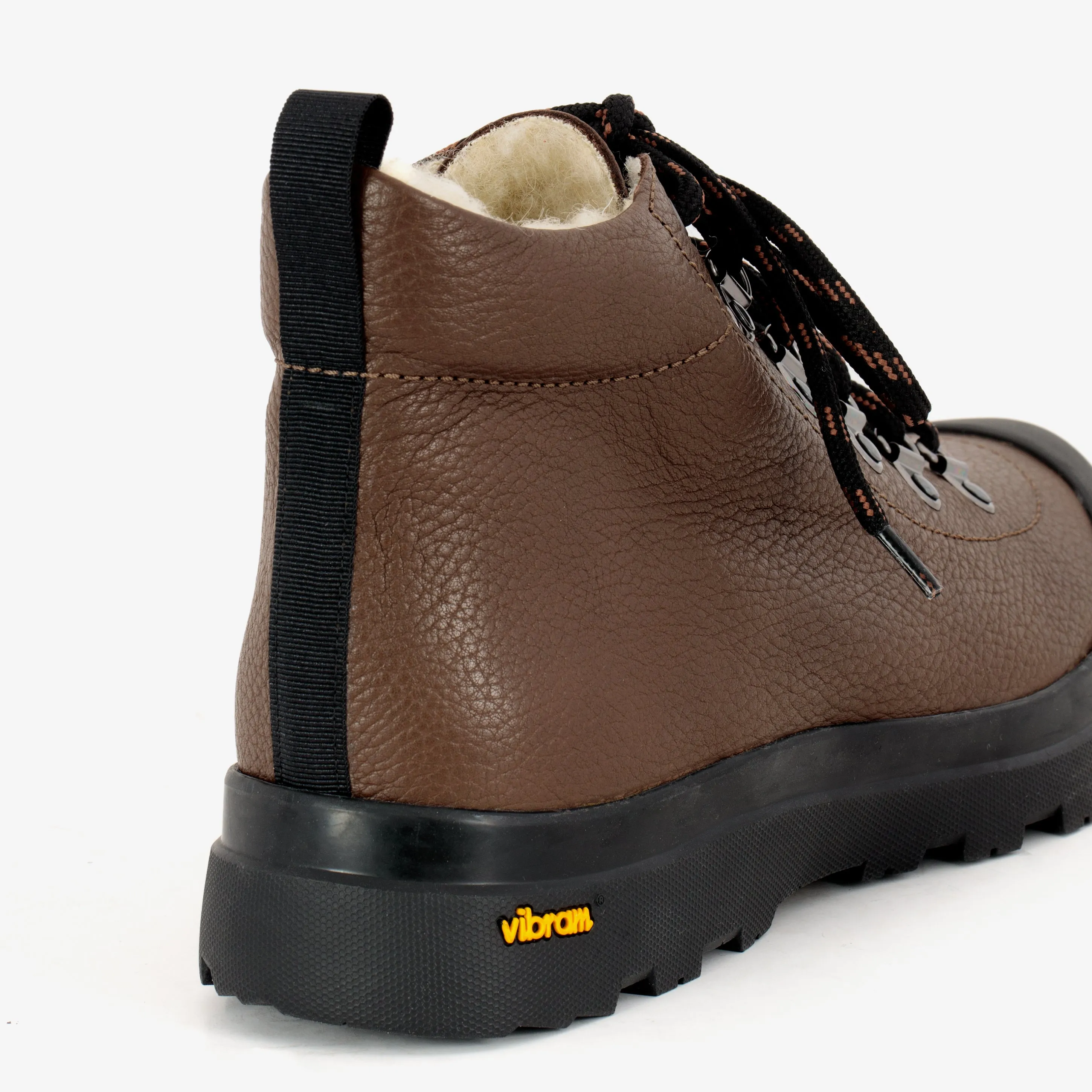 Catskill Vibram Boot Dark Brown Merino