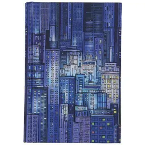 Cumberland Blue Cityscape Notebook Casebound 100 Leaf A6
