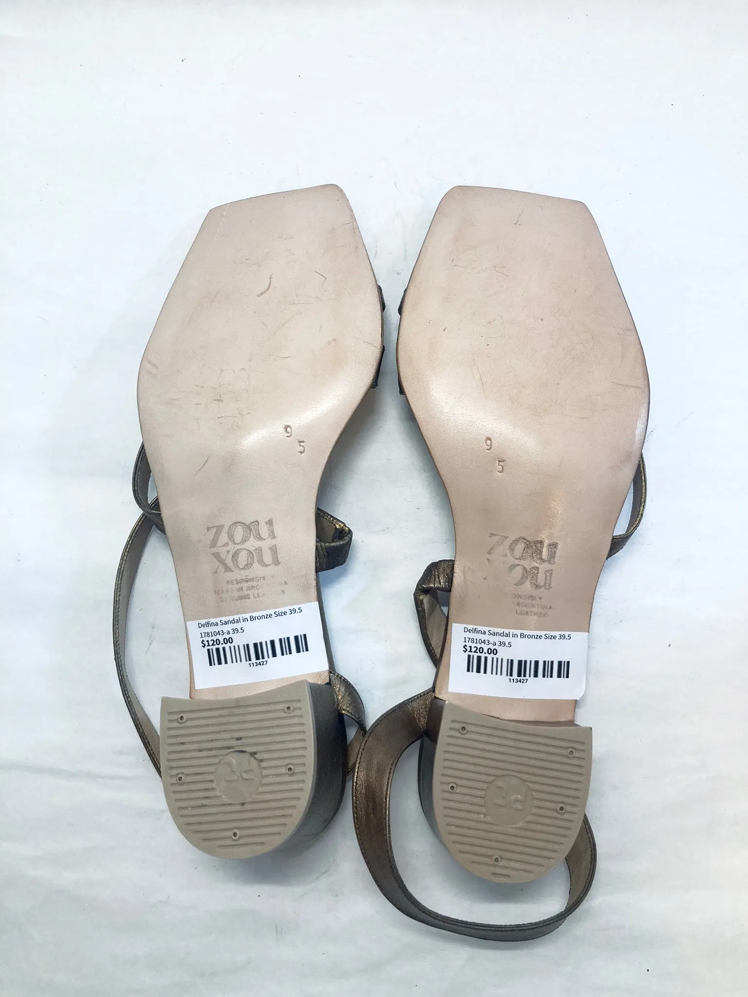 Delfina Sandal in Bronze Size 39.5