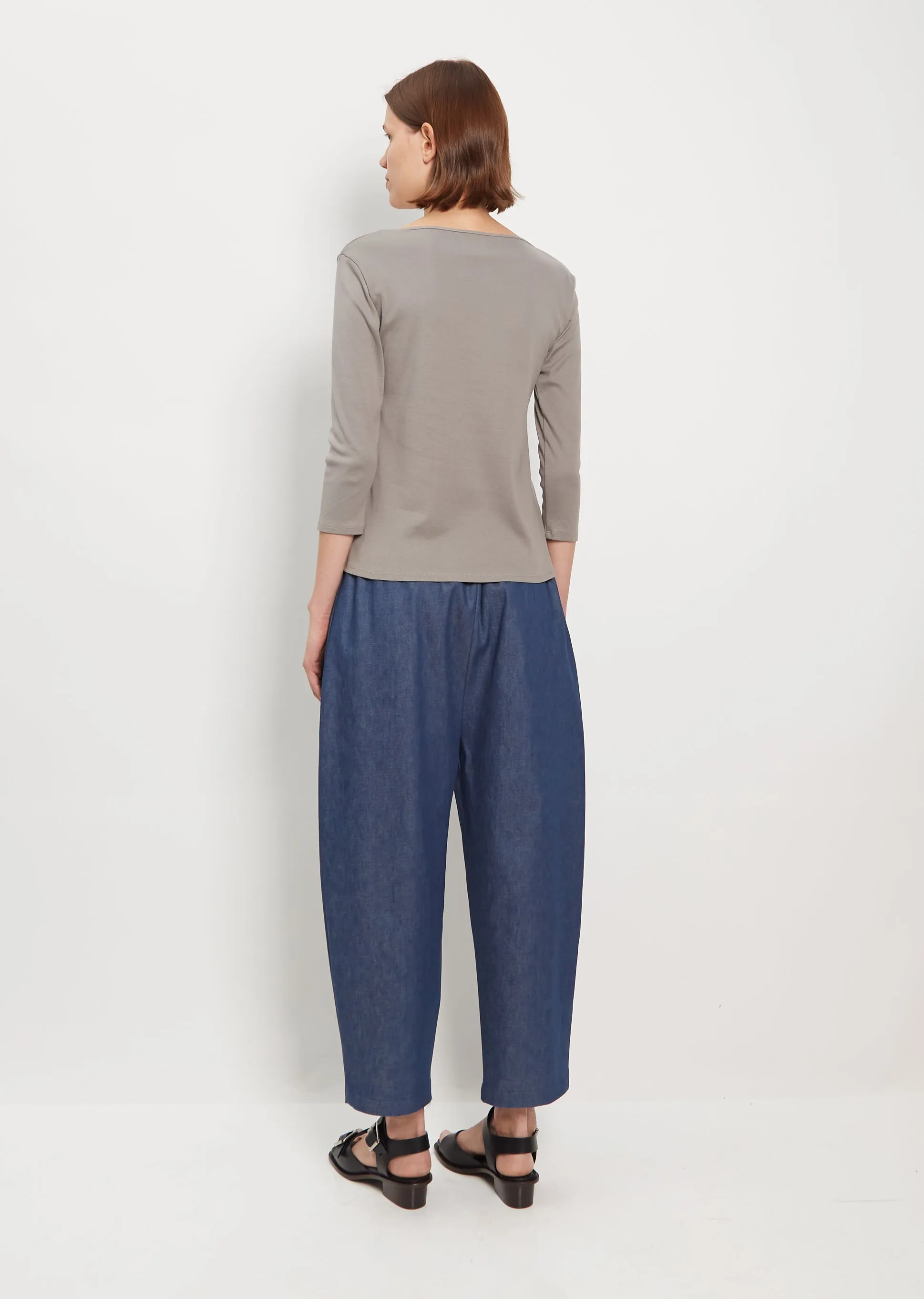 Denim Pull On Trouser