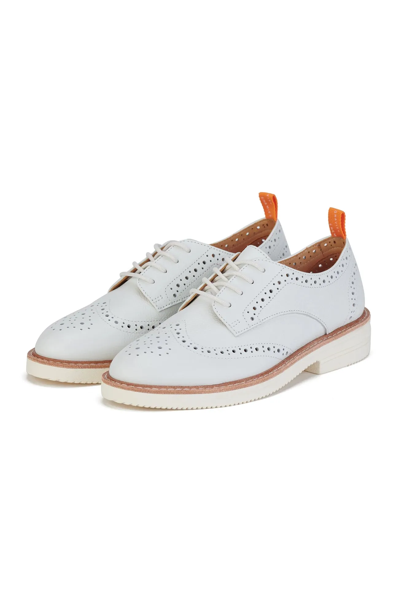 Derby Brogue Rise White Tumble