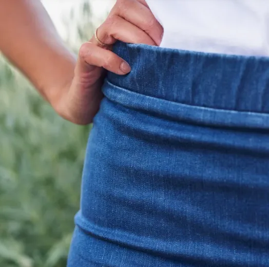 DONEGAL Unforgettable Skirt in Medium Wash 1977