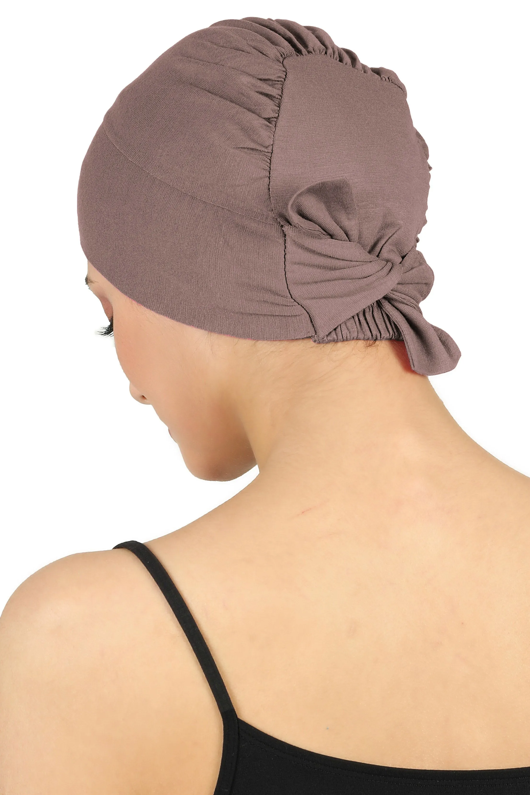 Double Layer Tie Back Cotton Cap
