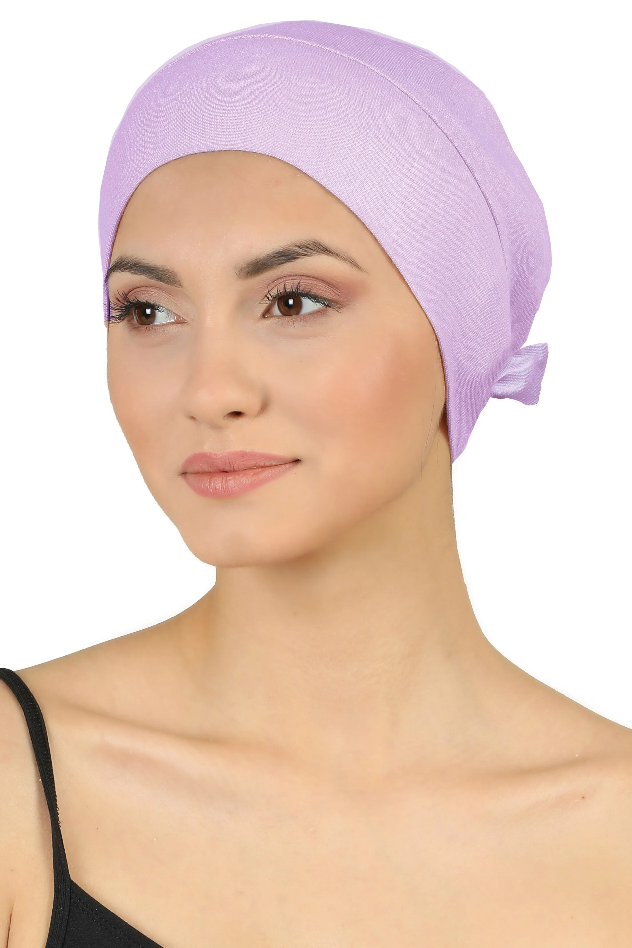 Double Layer Tie Back Cotton Cap