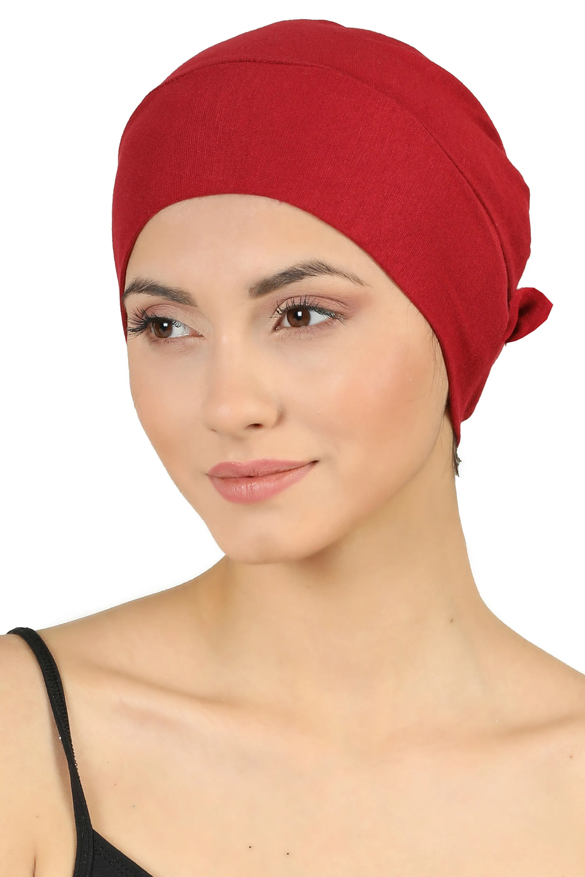 Double Layer Tie Back Cotton Cap
