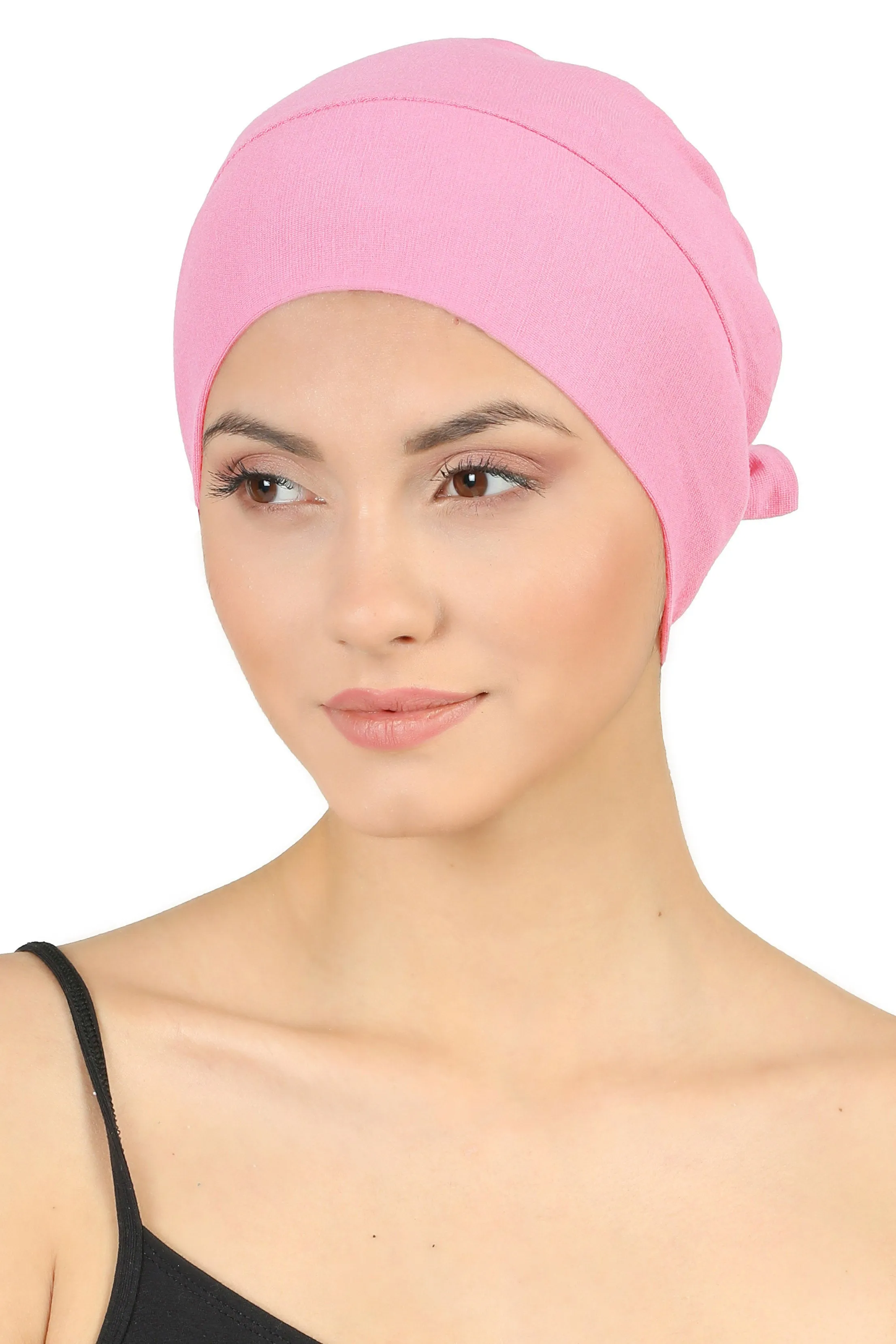 Double Layer Tie Back Cotton Cap