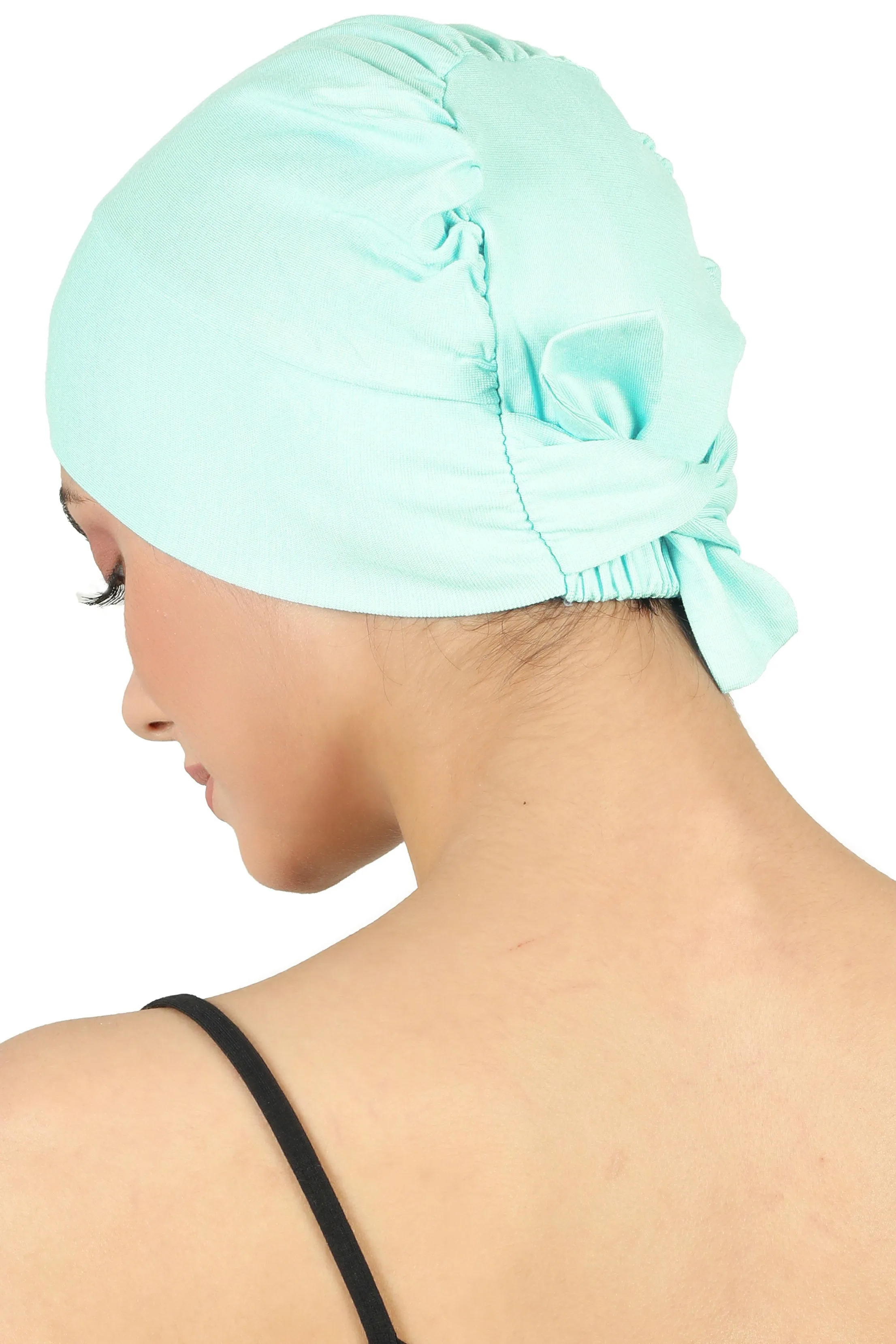 Double Layer Tie Back Cotton Cap