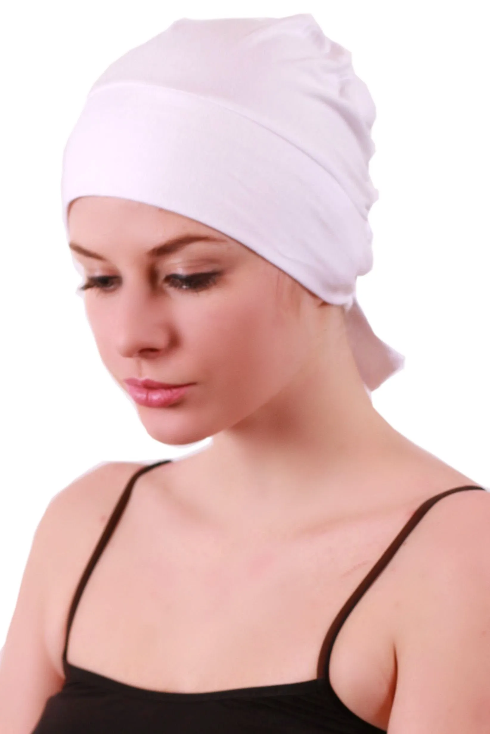 Double Layer Tie Back Cotton Cap