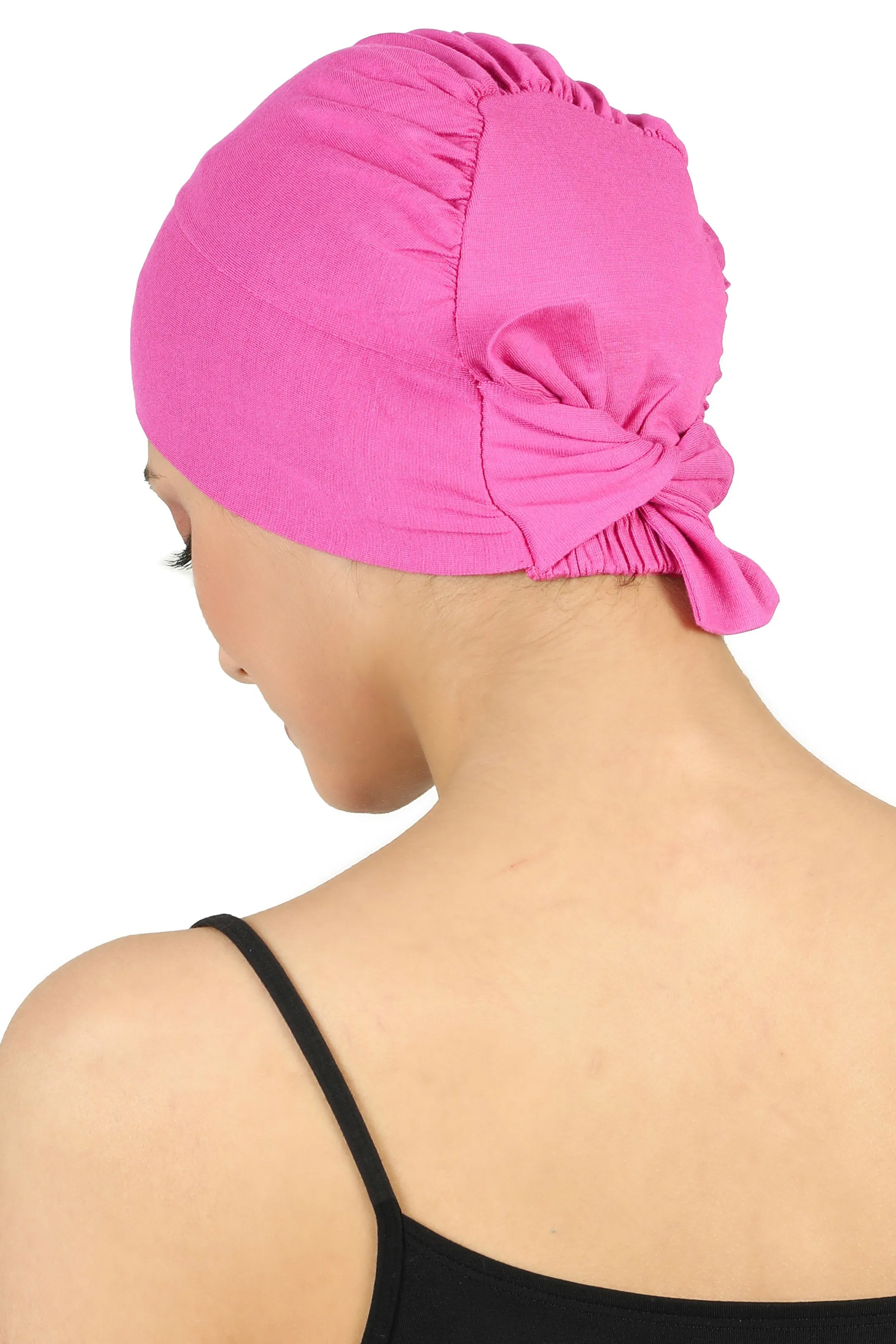 Double Layer Tie Back Cotton Cap