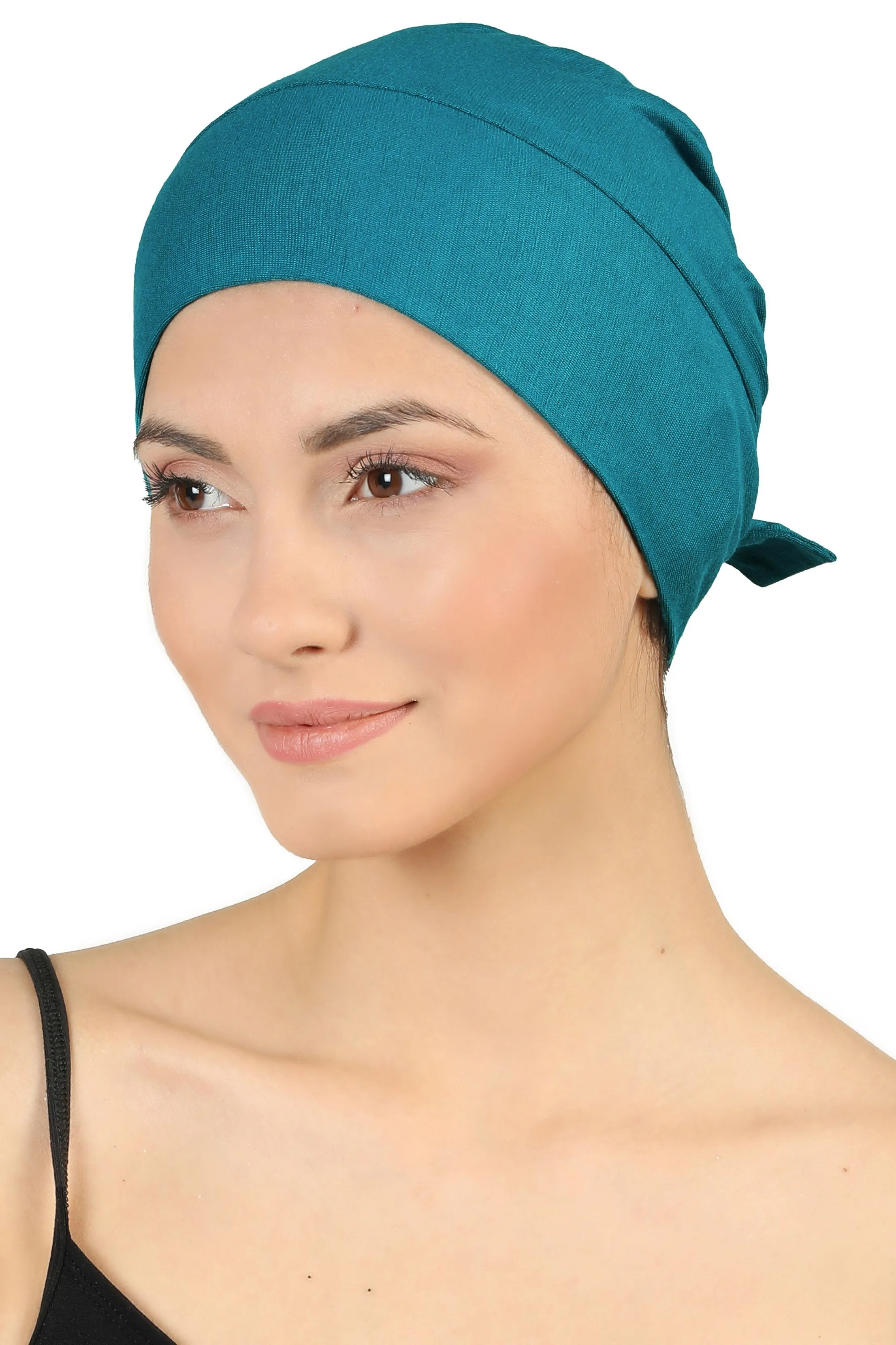 Double Layer Tie Back Cotton Cap