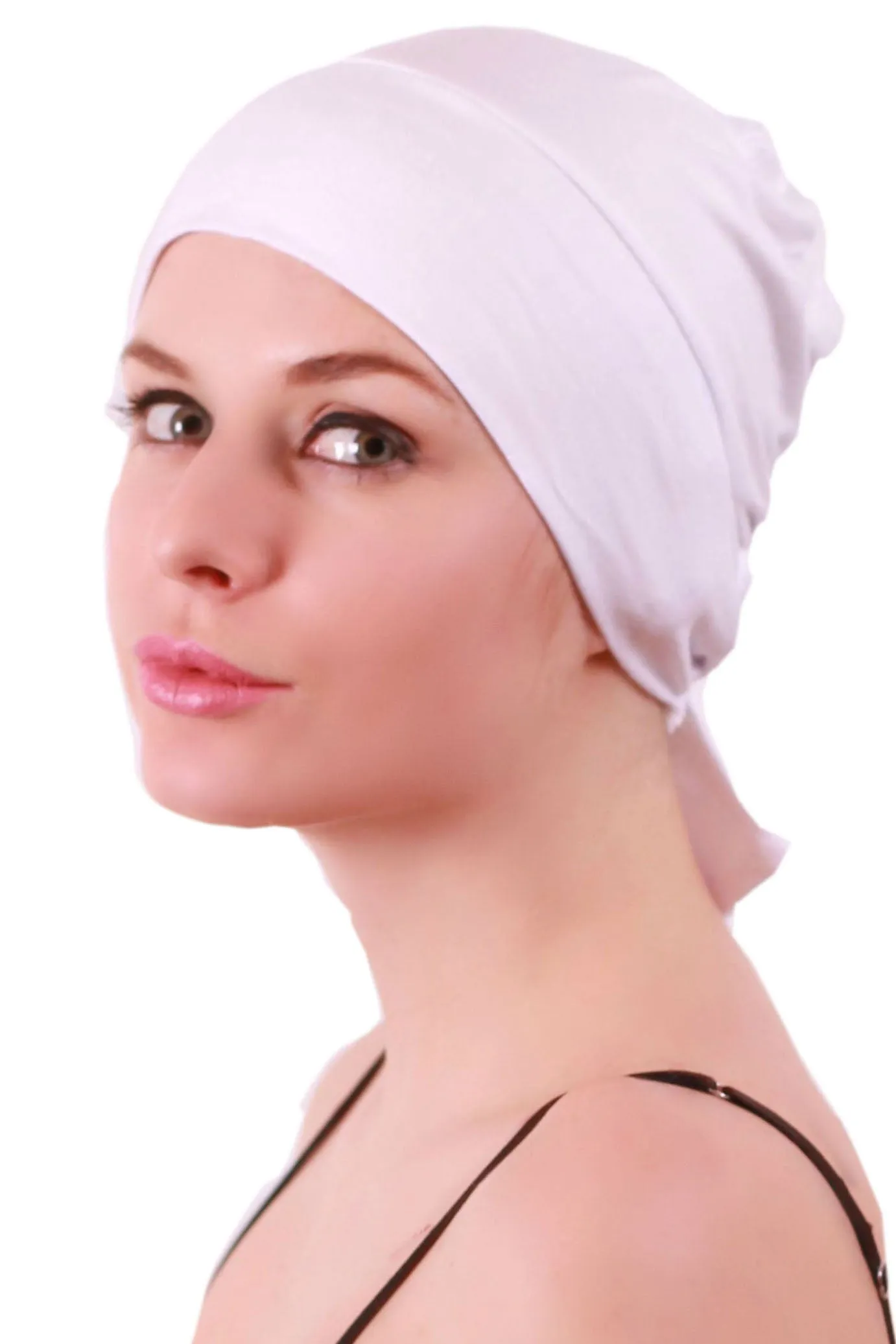 Double Layer Tie Back Cotton Cap
