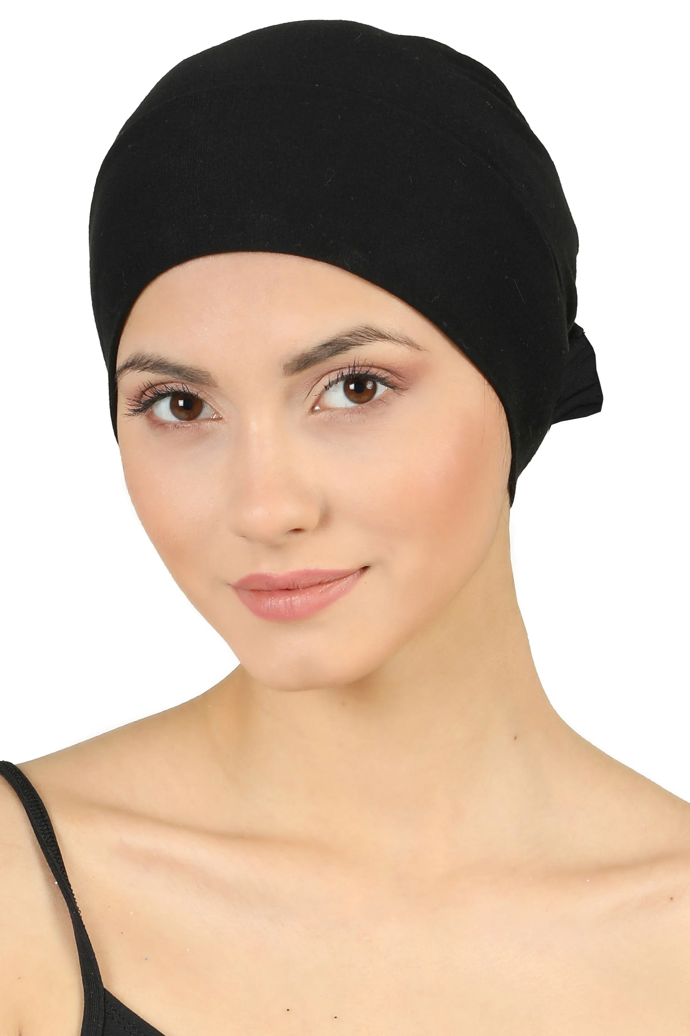 Double Layer Tie Back Cotton Cap