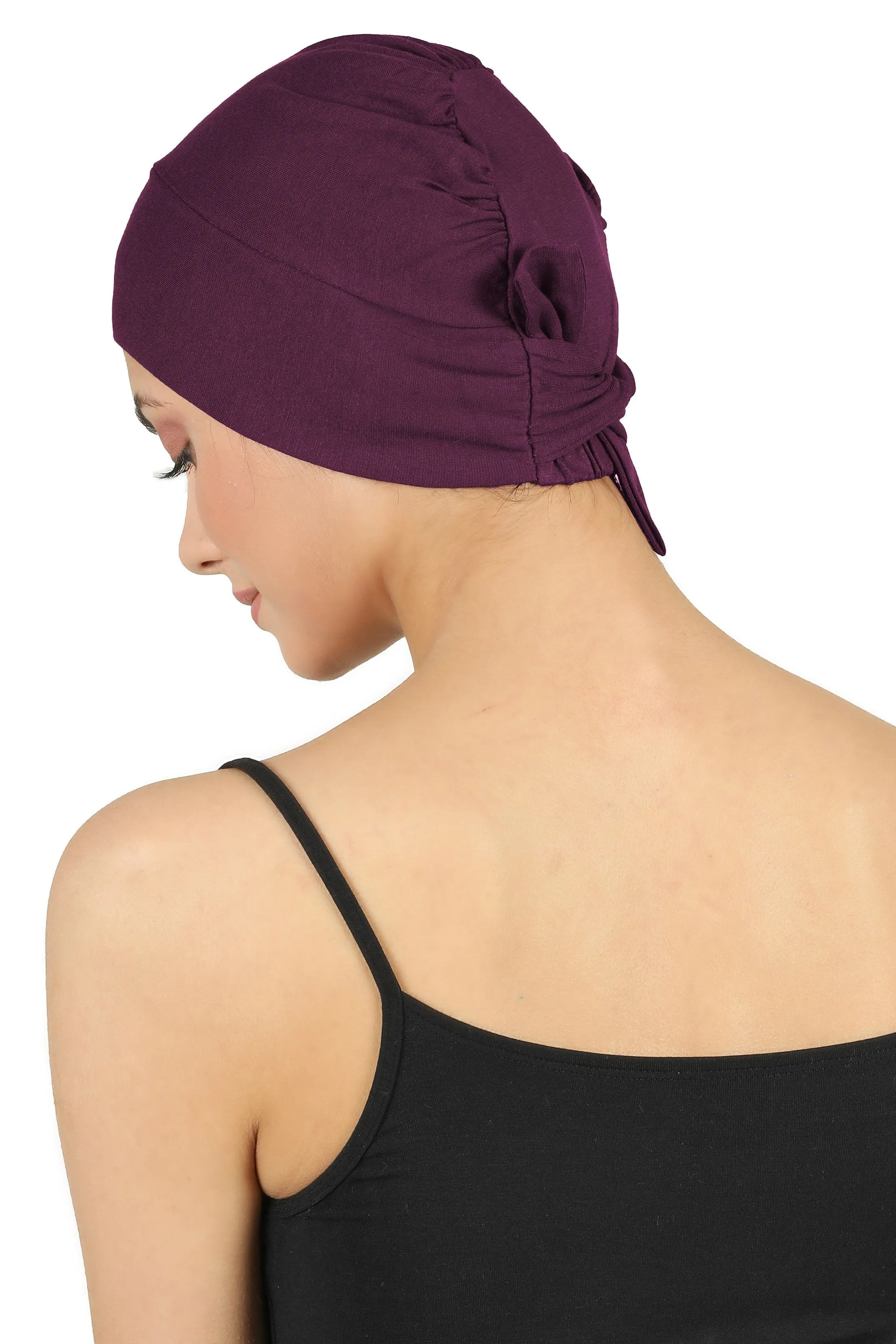 Double Layer Tie Back Cotton Cap