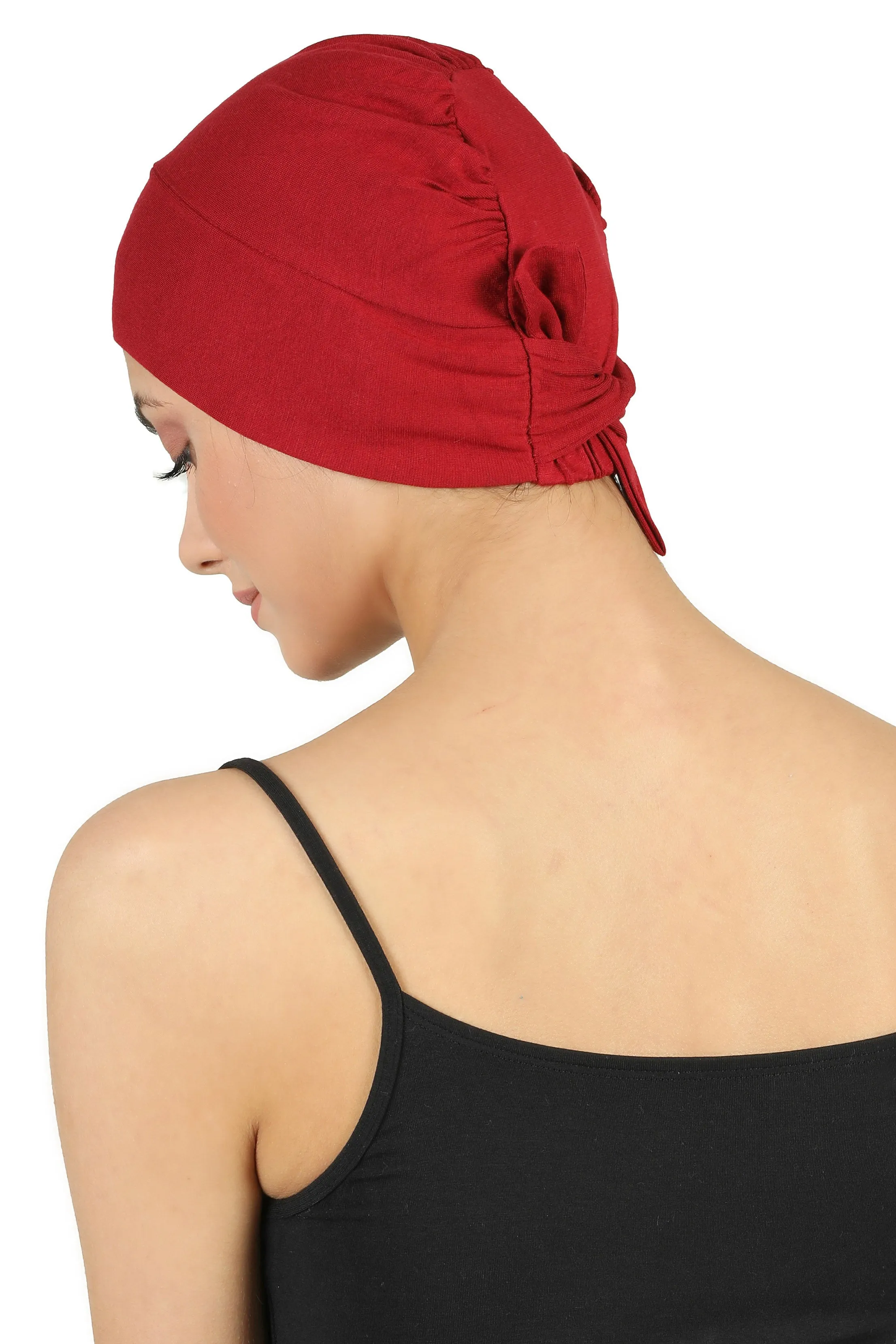 Double Layer Tie Back Cotton Cap