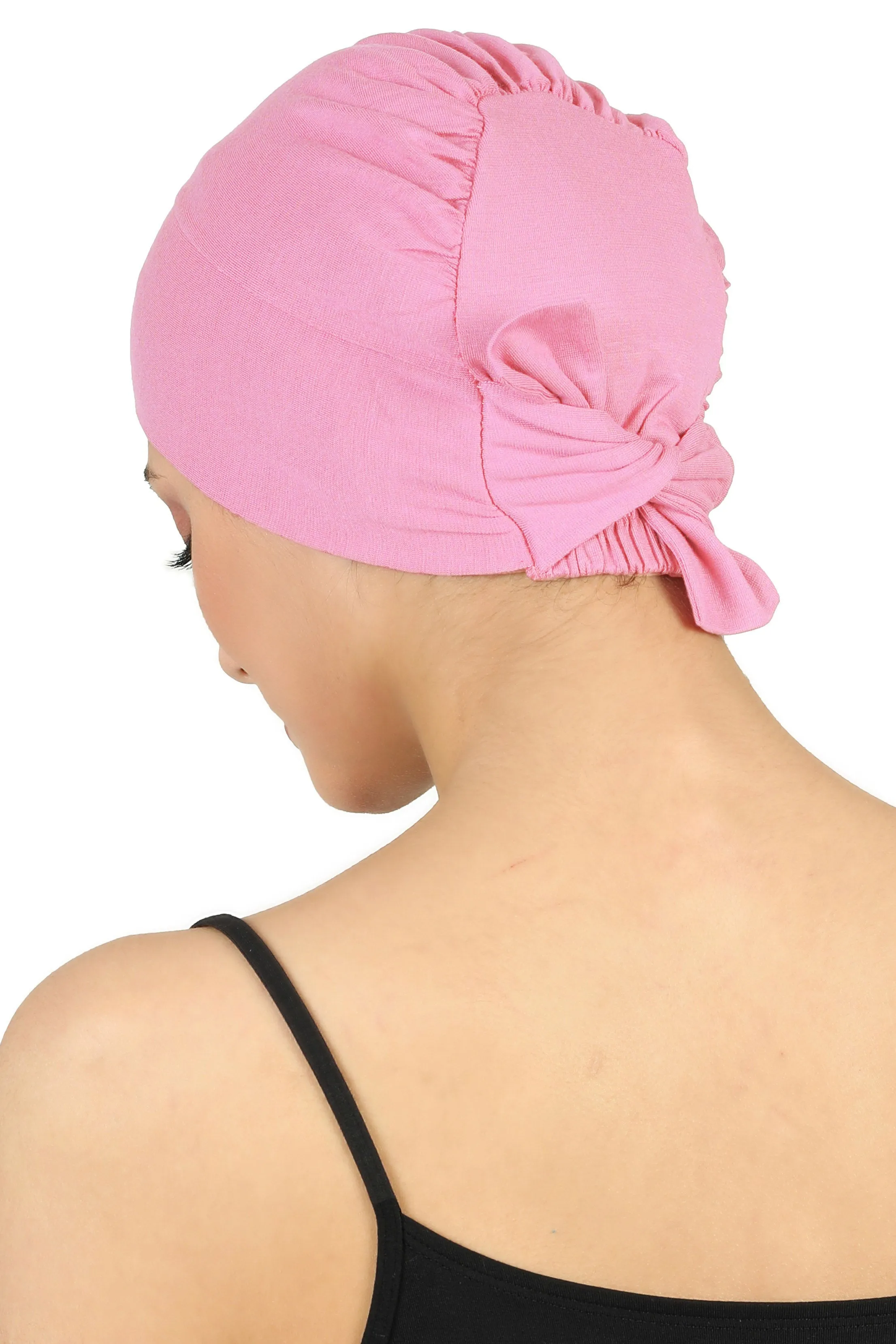Double Layer Tie Back Cotton Cap