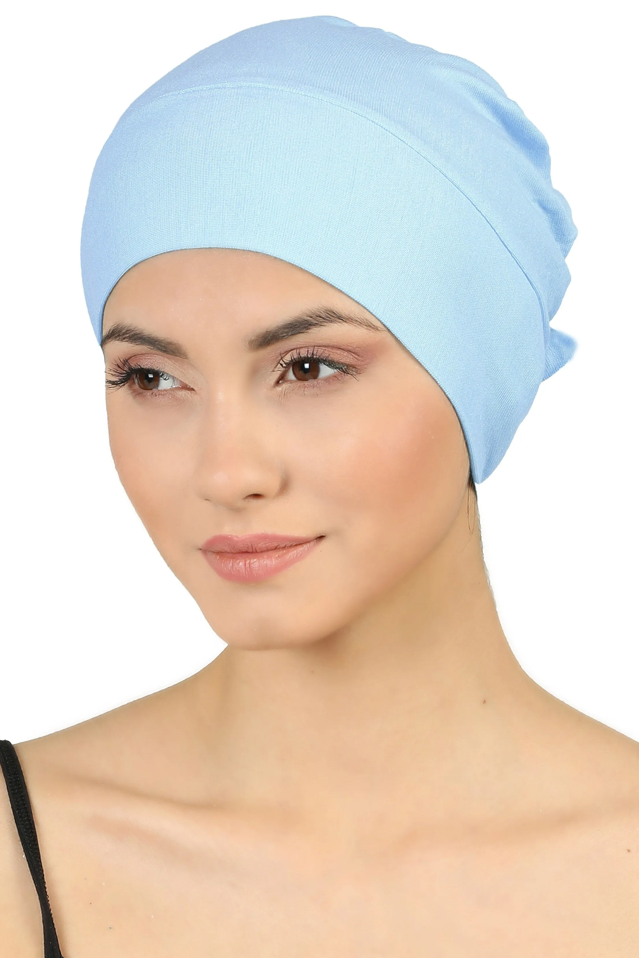 Double Layer Tie Back Cotton Cap