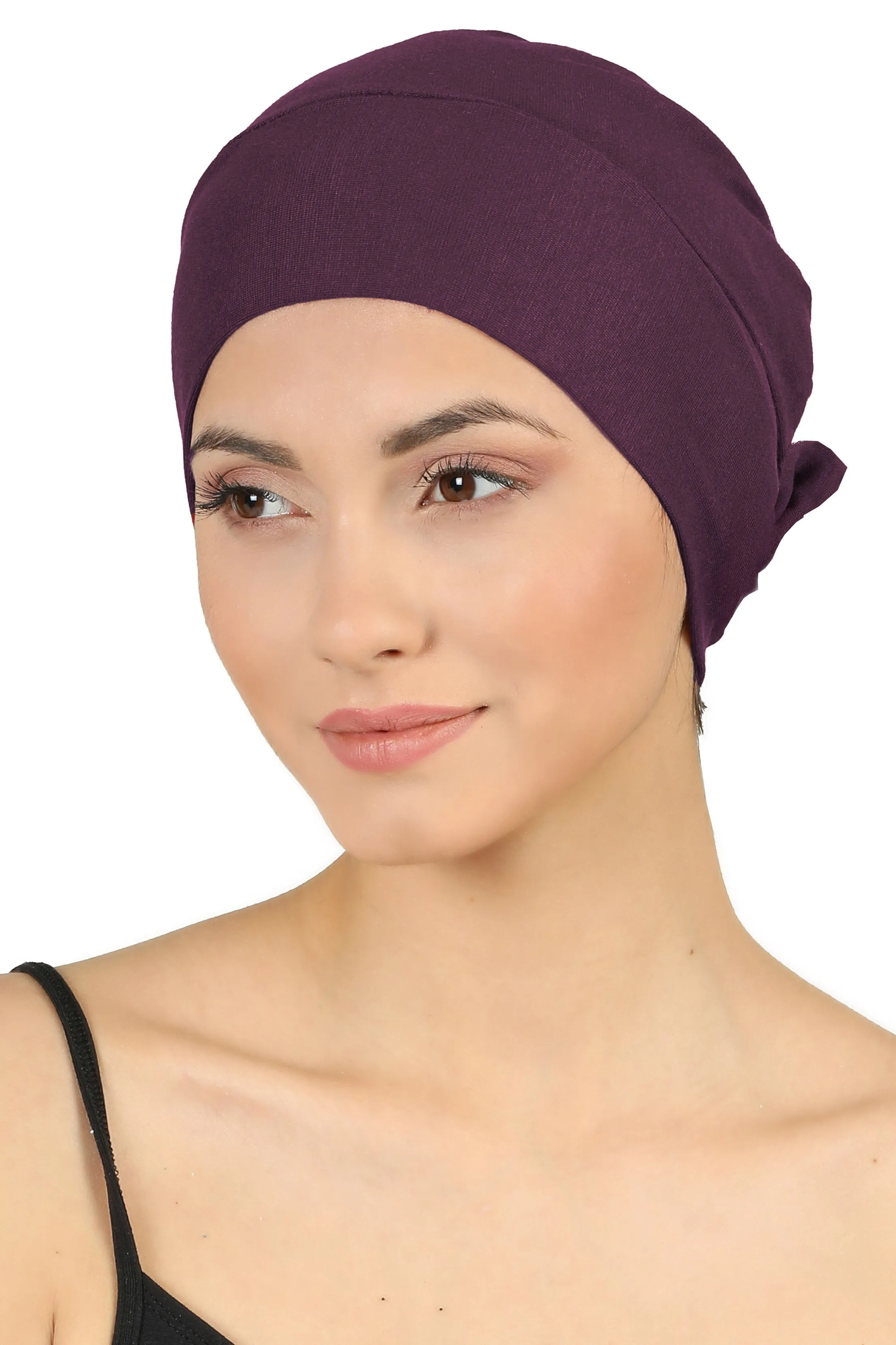 Double Layer Tie Back Cotton Cap