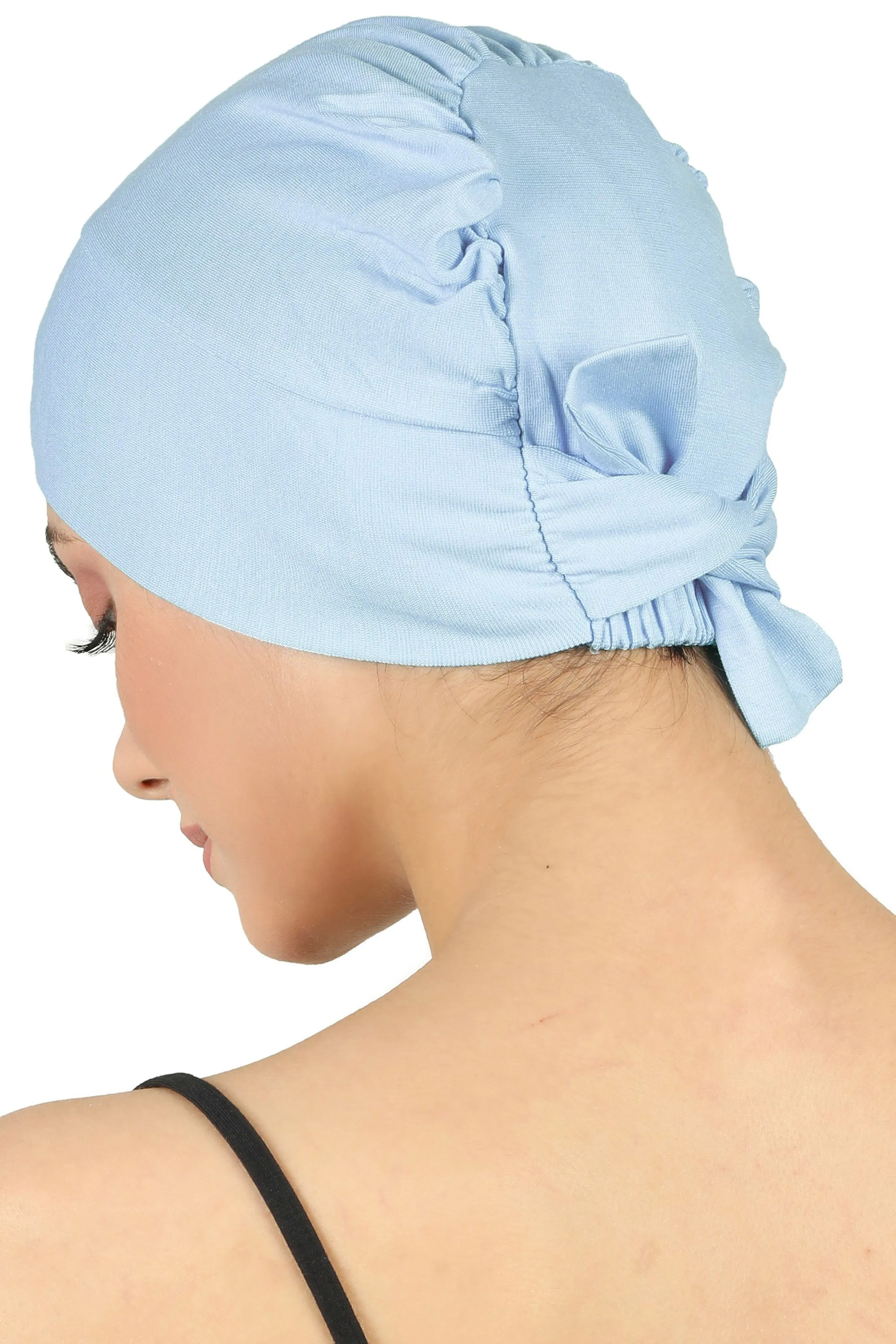 Double Layer Tie Back Cotton Cap