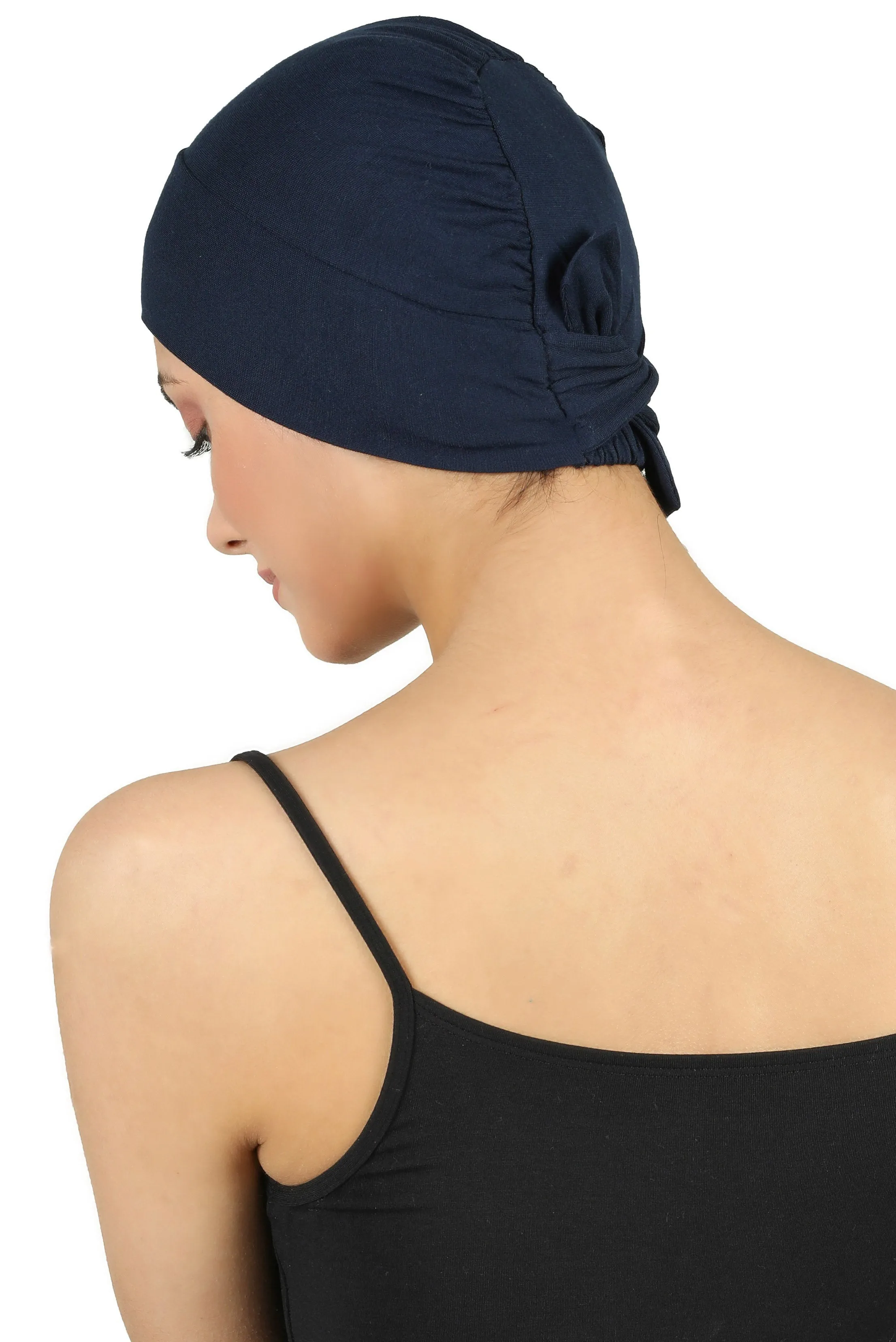 Double Layer Tie Back Cotton Cap